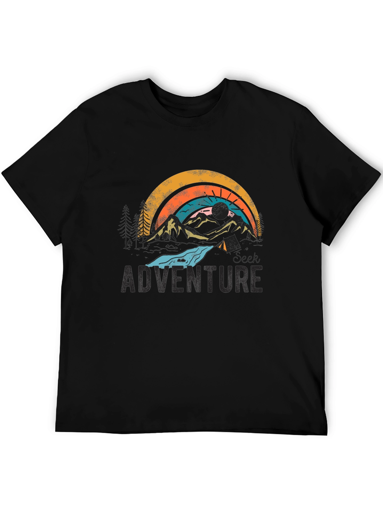 Seek Adventure Graphic Tee - Unisex Camping Shirt