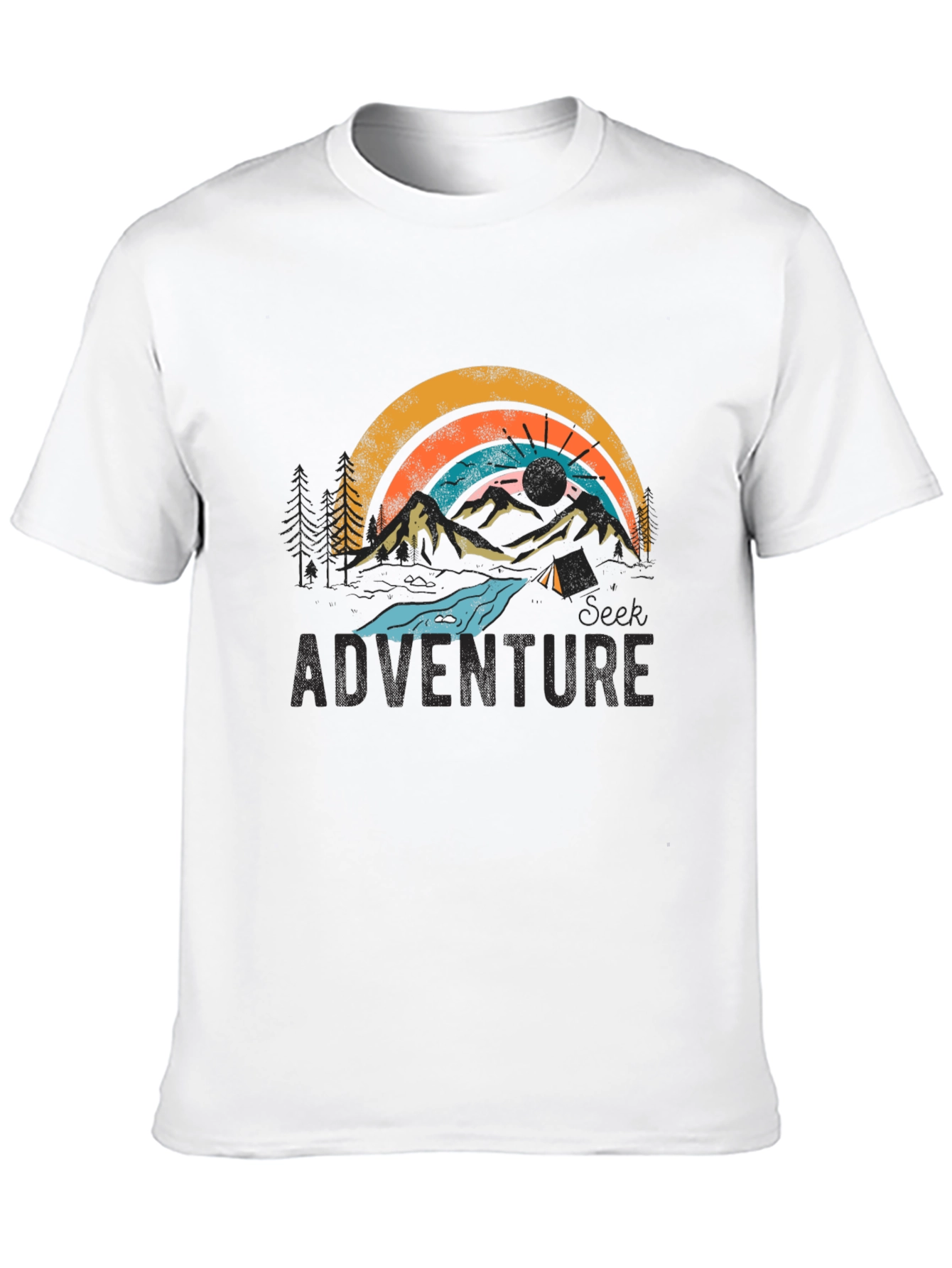 Seek Adventure Graphic Tee - Unisex Camping Shirt