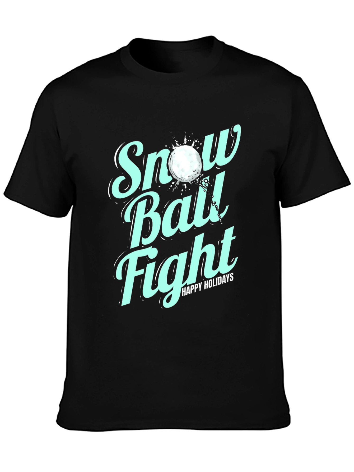 Snow Ball Fight Holiday T-Shirt