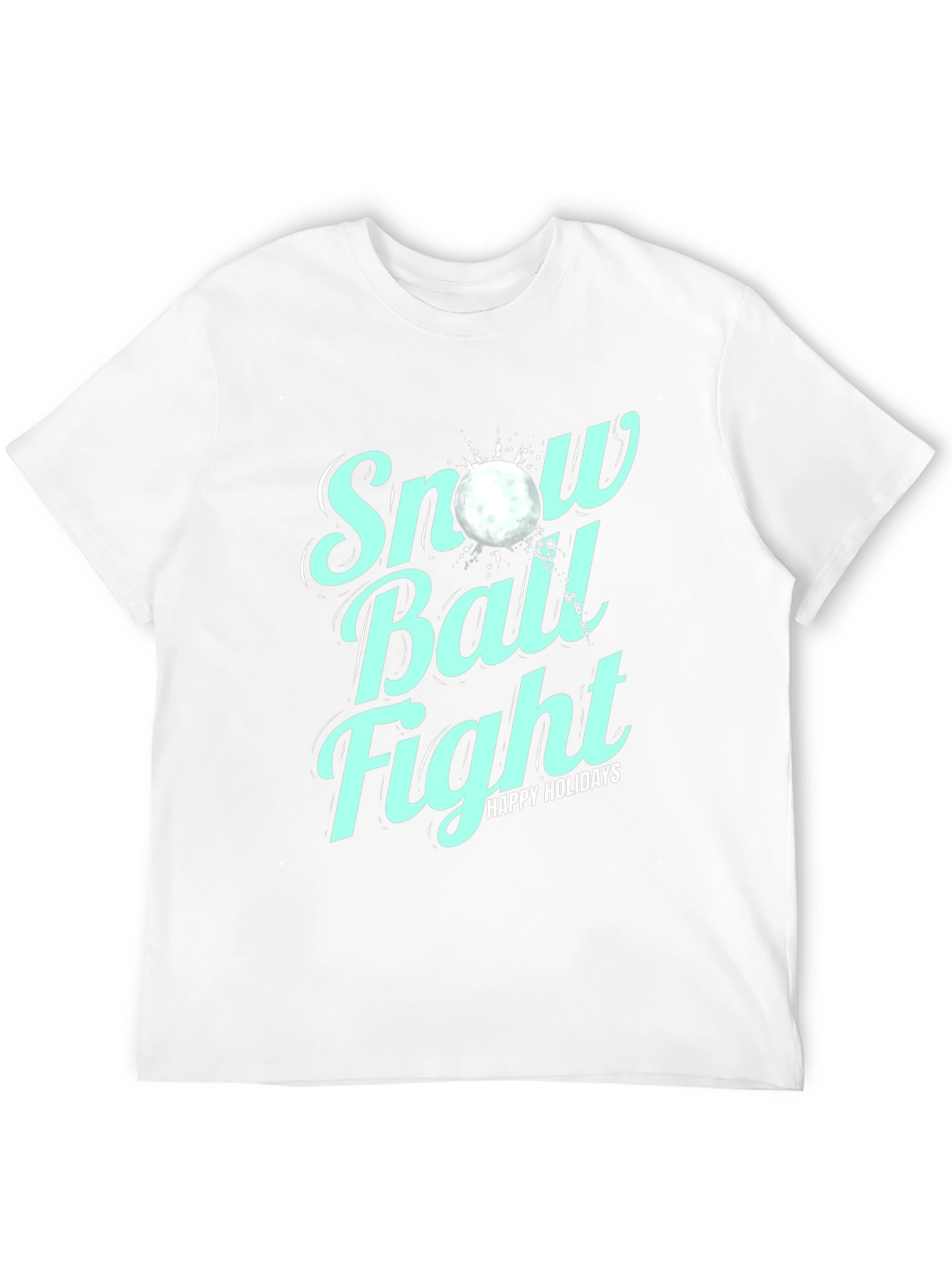 Snow Ball Fight Holiday T-Shirt