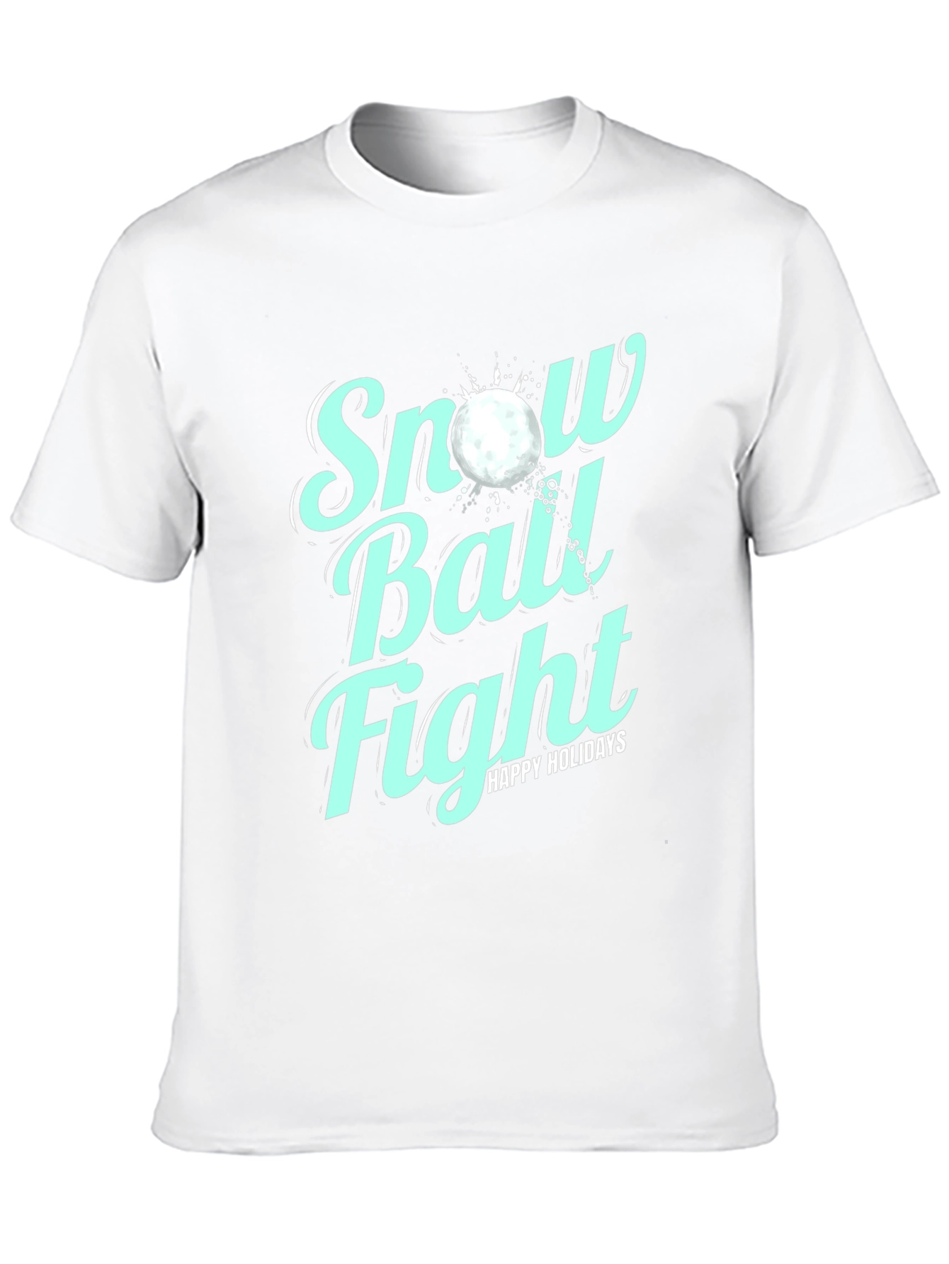 Snow Ball Fight Holiday T-Shirt