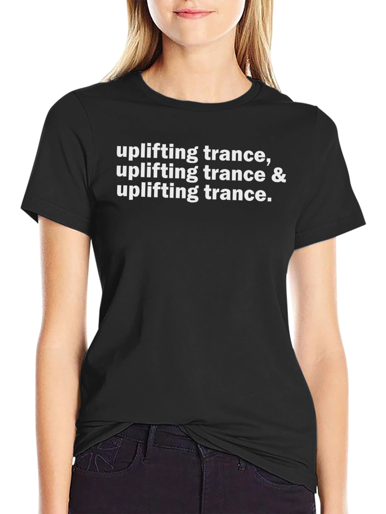 Uplifting Trance Graphic T-Shirt - Stylish Music Lover Tee