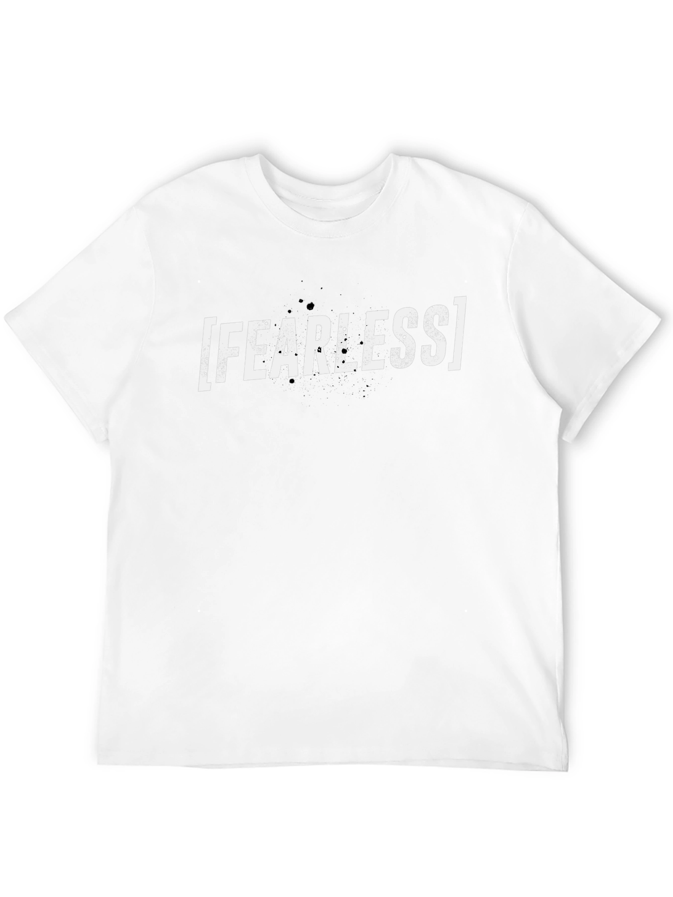 Fearless Graphic Tee - Bold Black T-Shirt