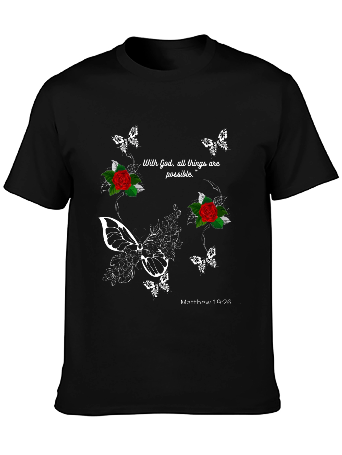 Faith Inspired Black T-Shirt