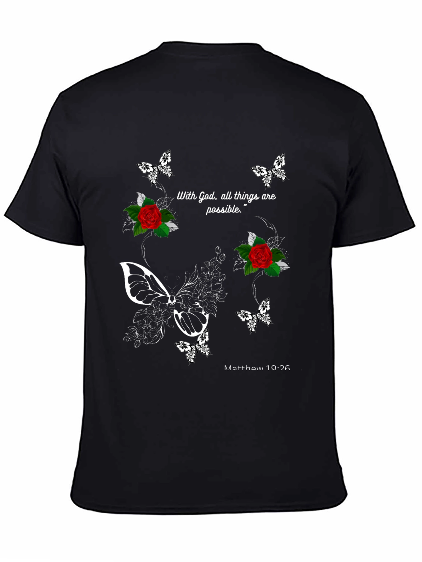 Faith Inspired Black T-Shirt