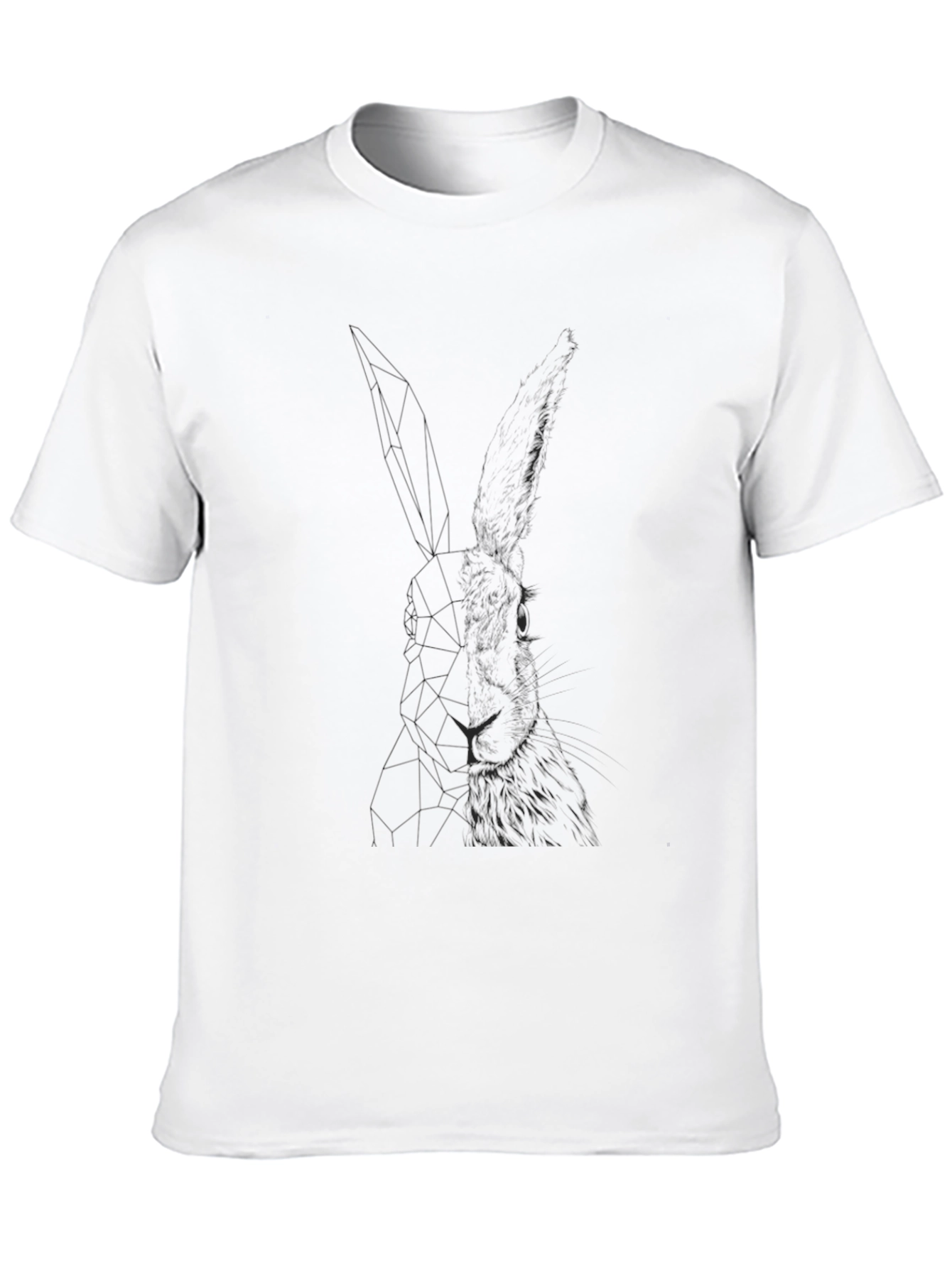 Mens Black Lion Graphic Tee