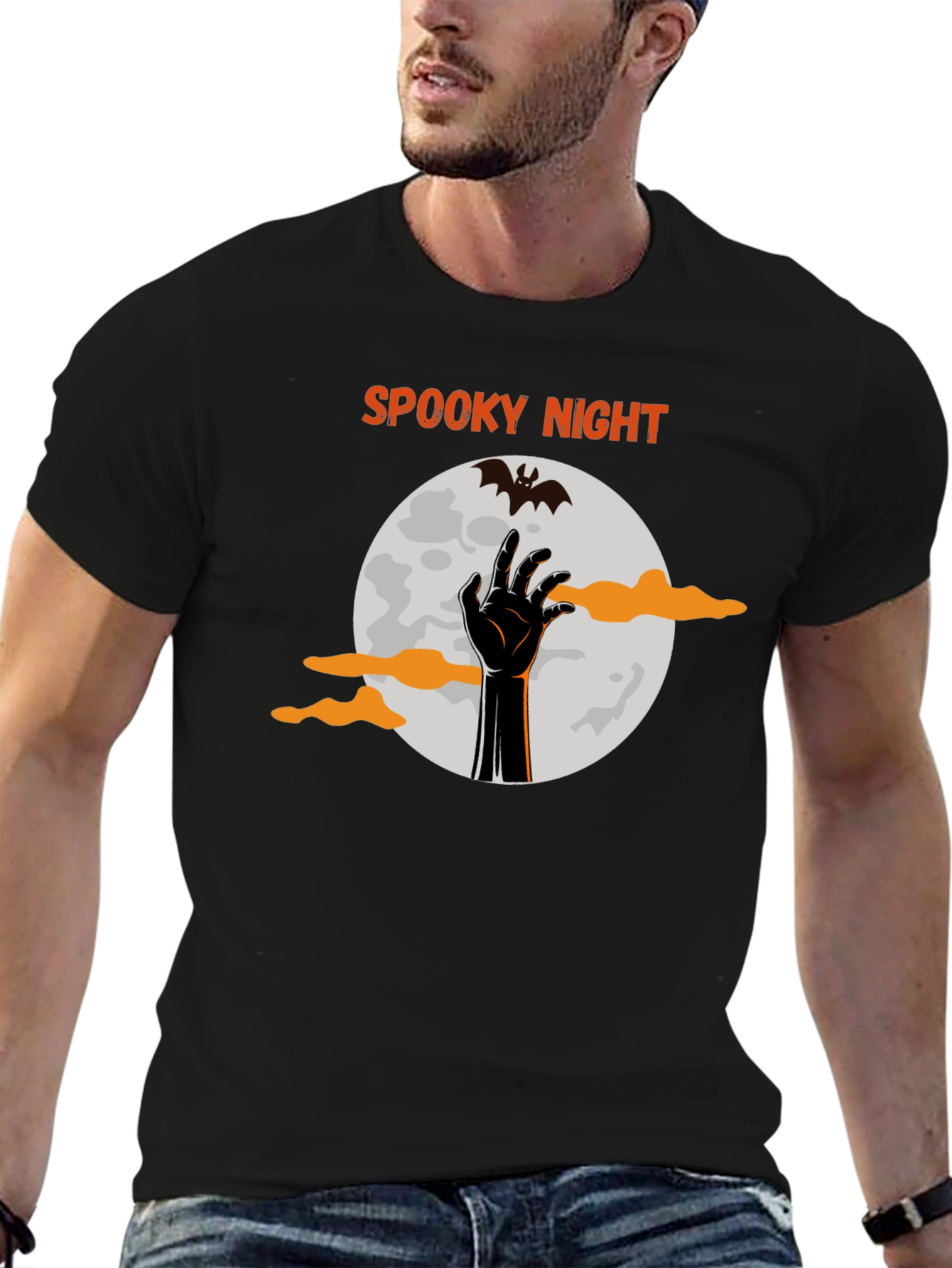 Spooky Night Halloween Graphic Tee