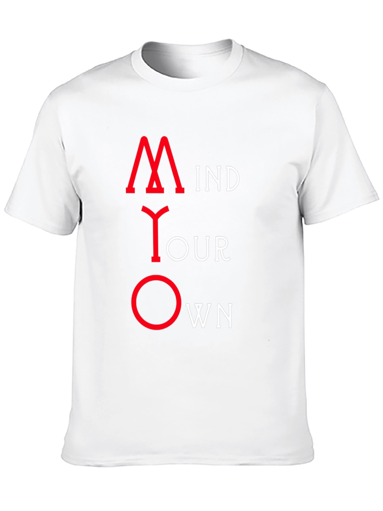 Mind Your Own Business Black Graphic Tee