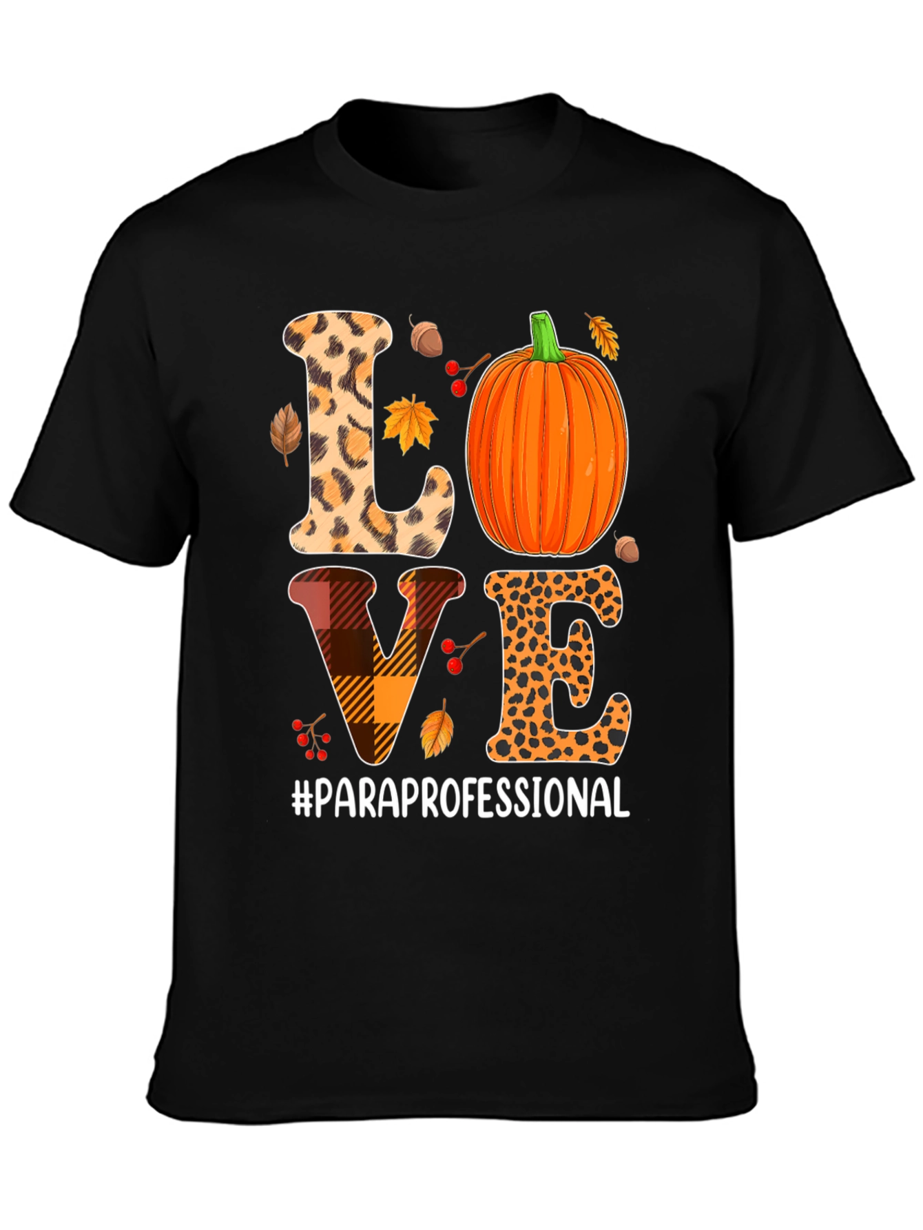 Fall Paraprofessional Love T-Shirt
