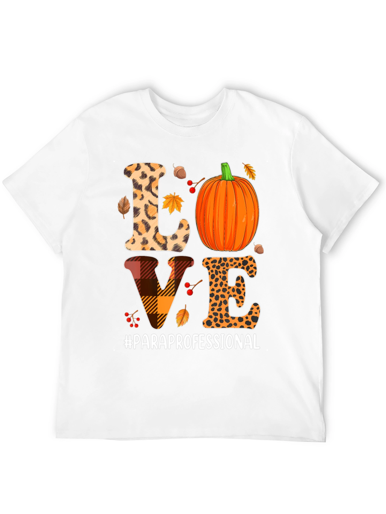 Fall Paraprofessional Love T-Shirt