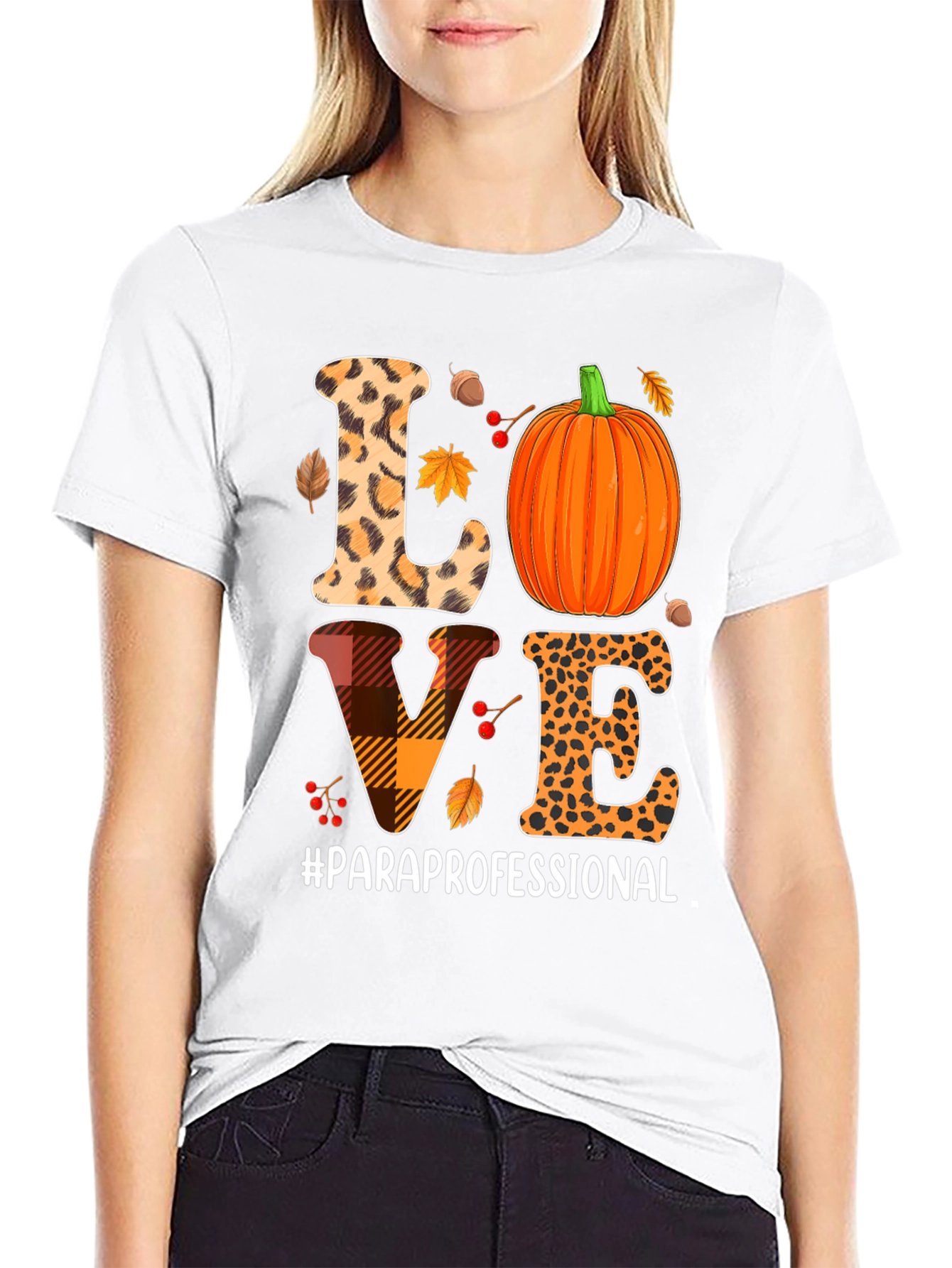 Fall Paraprofessional Love T-Shirt