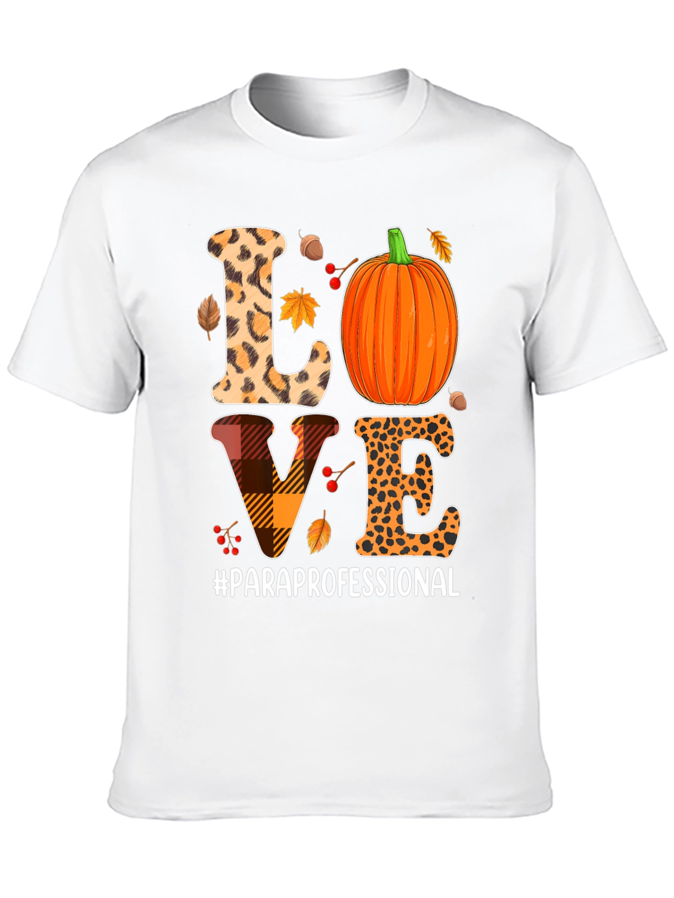 Fall Paraprofessional Love T-Shirt