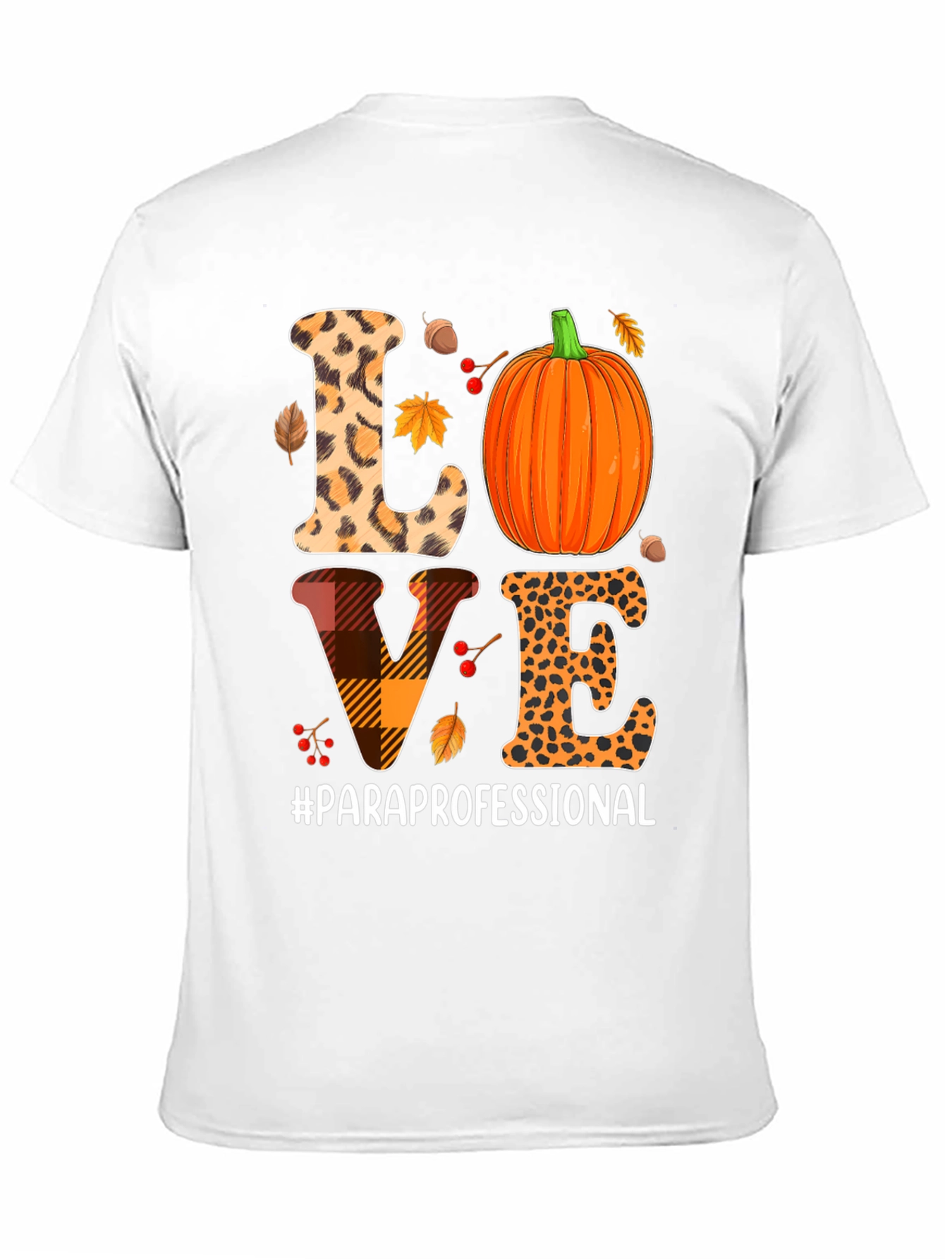 Fall Paraprofessional Love T-Shirt
