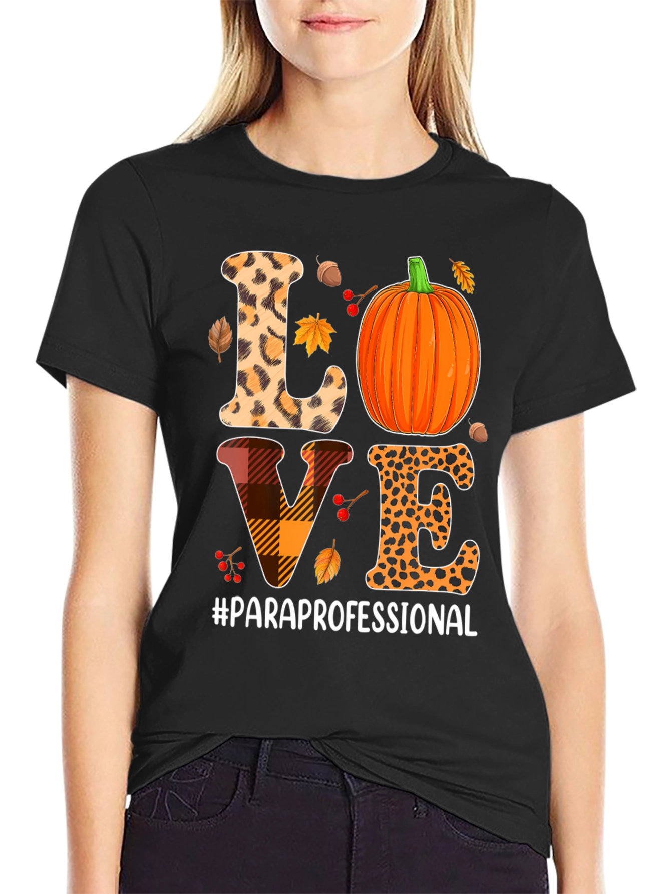 Fall Paraprofessional Love T-Shirt