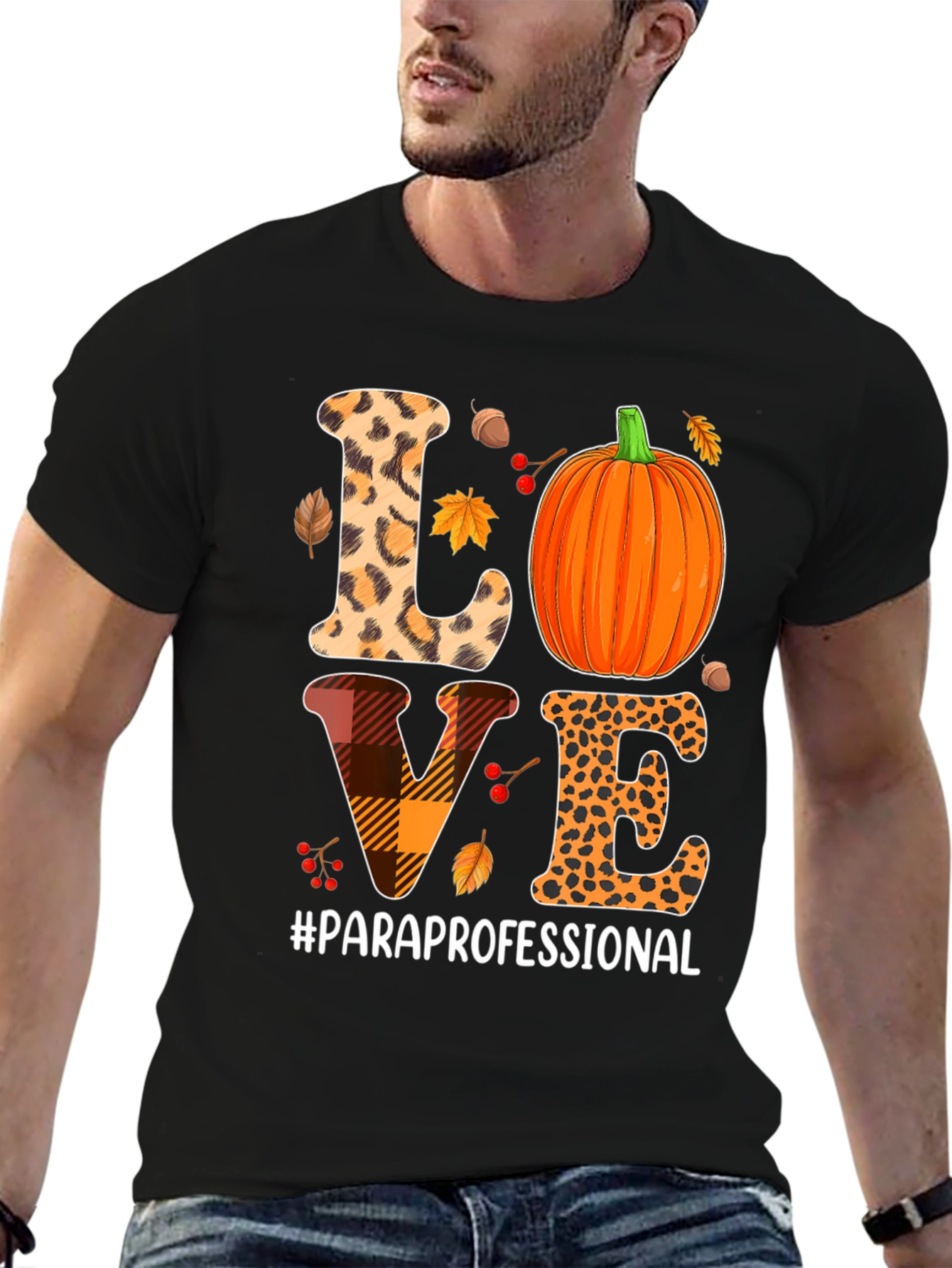 Fall Paraprofessional Love T-Shirt