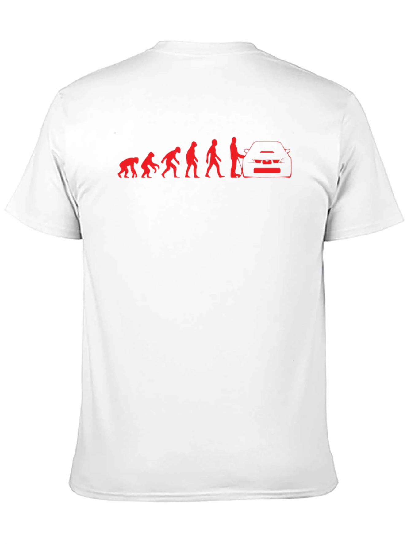 Evolution of Man & Car Black T-Shirt