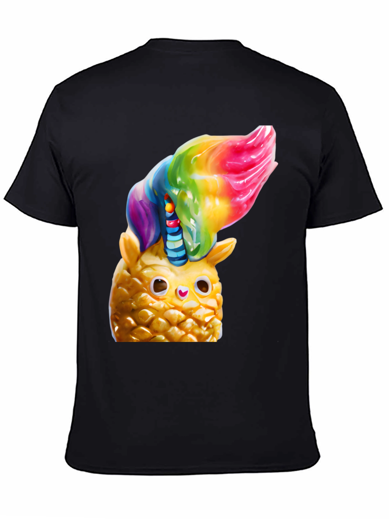 Pineapple Owl Rainbow Top T-Shirt