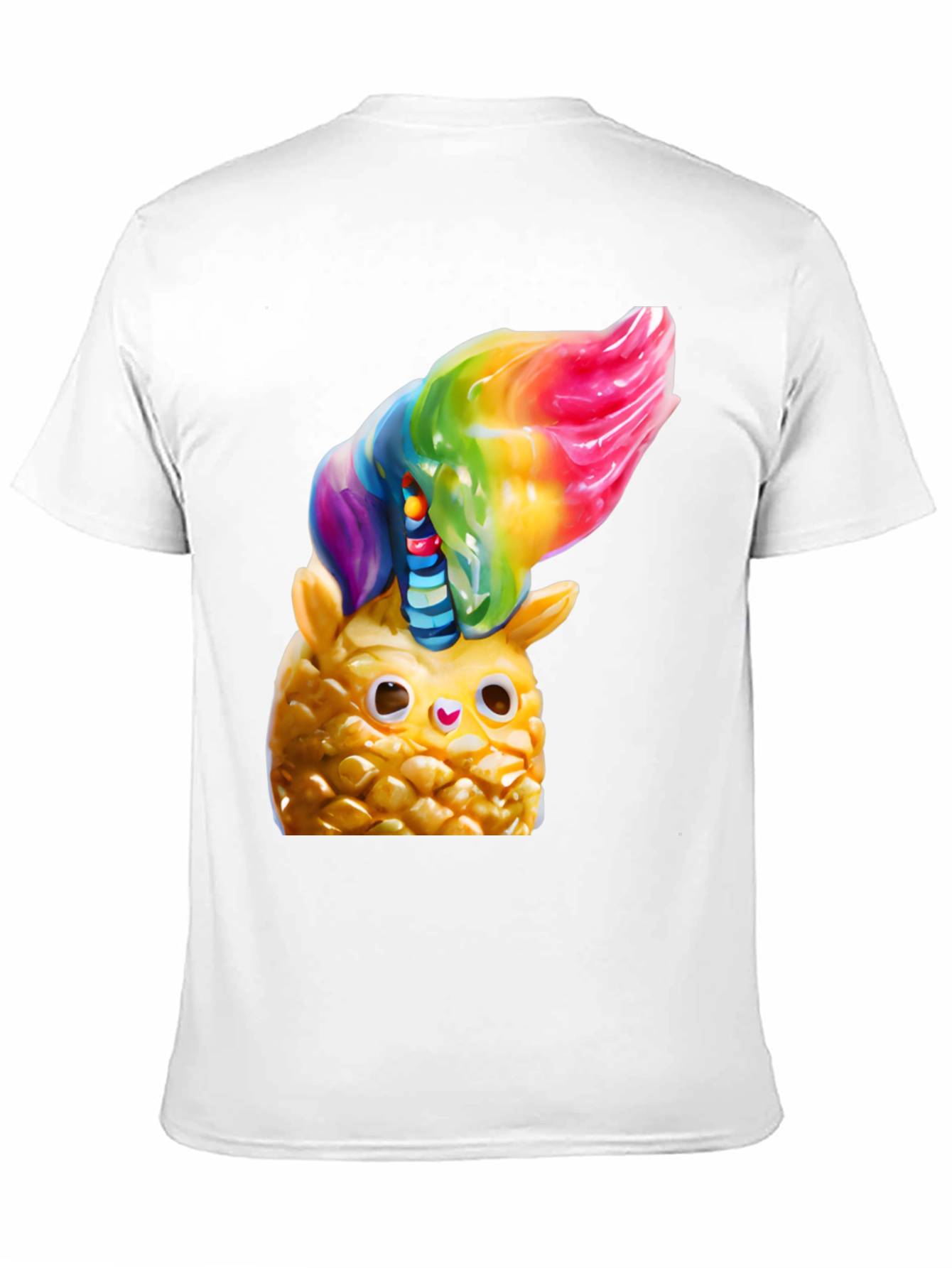 Pineapple Owl Rainbow Top T-Shirt