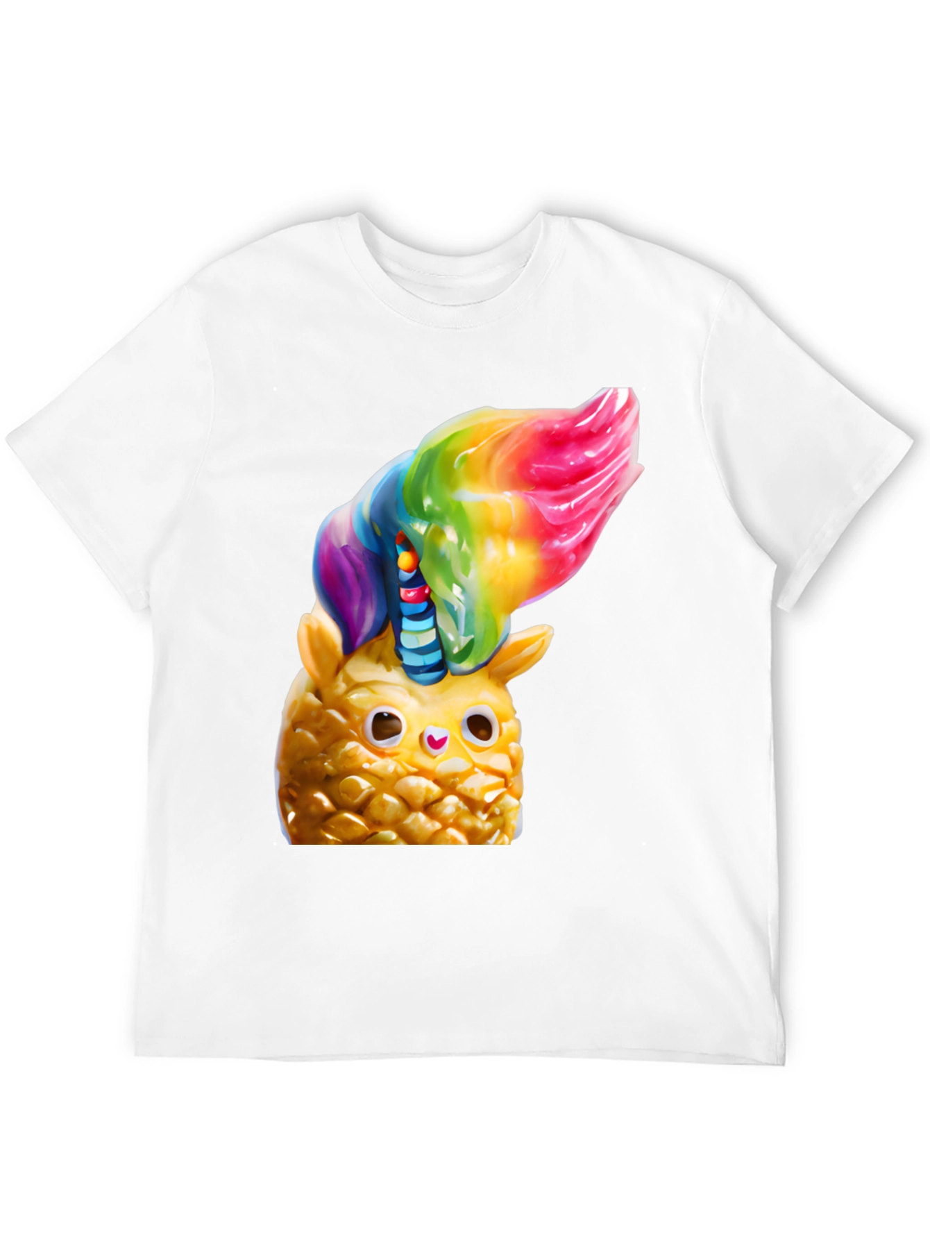 Pineapple Owl Rainbow Top T-Shirt