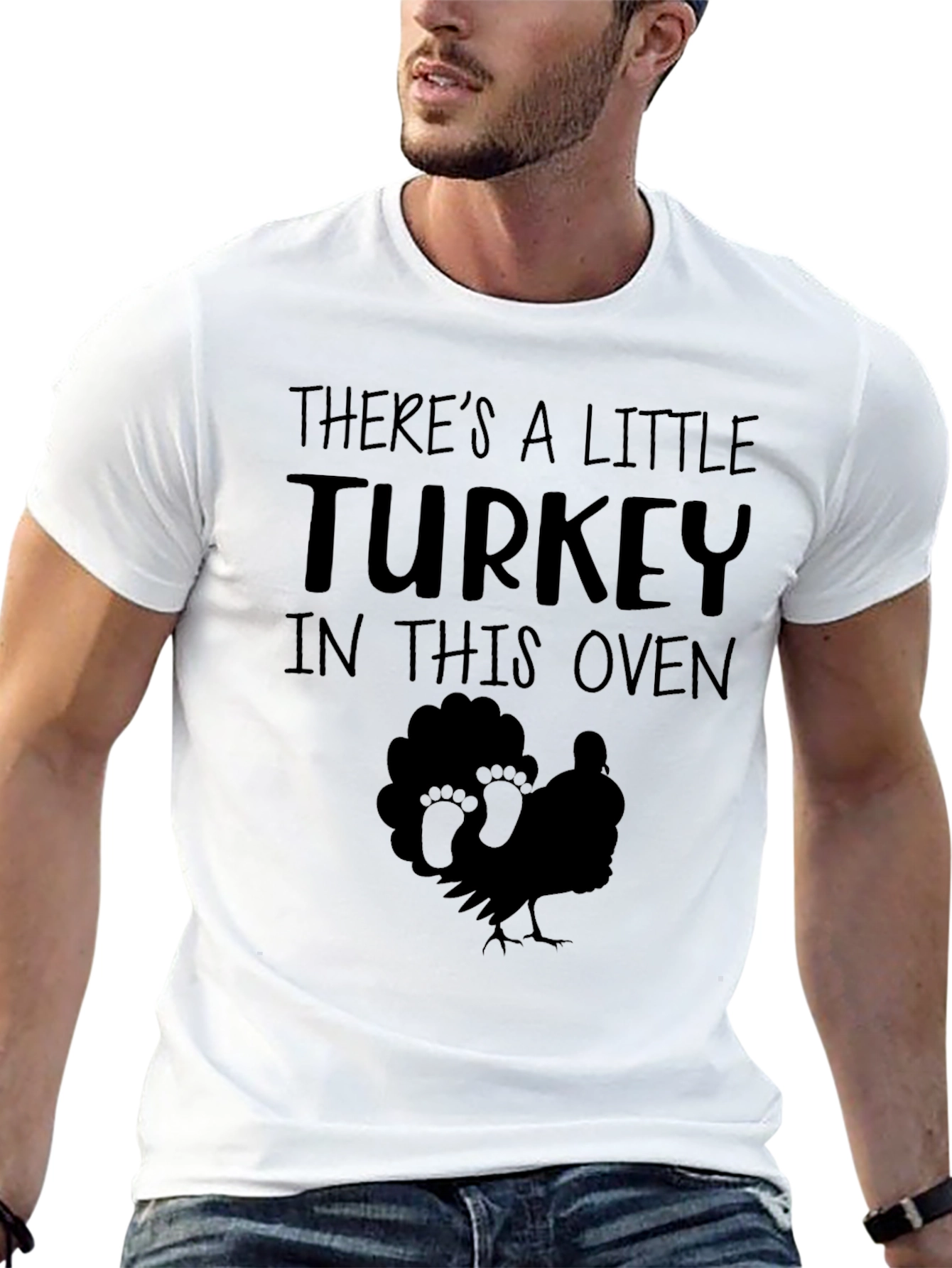 Funny Pregnancy Announcement Turkey T-Shirt
