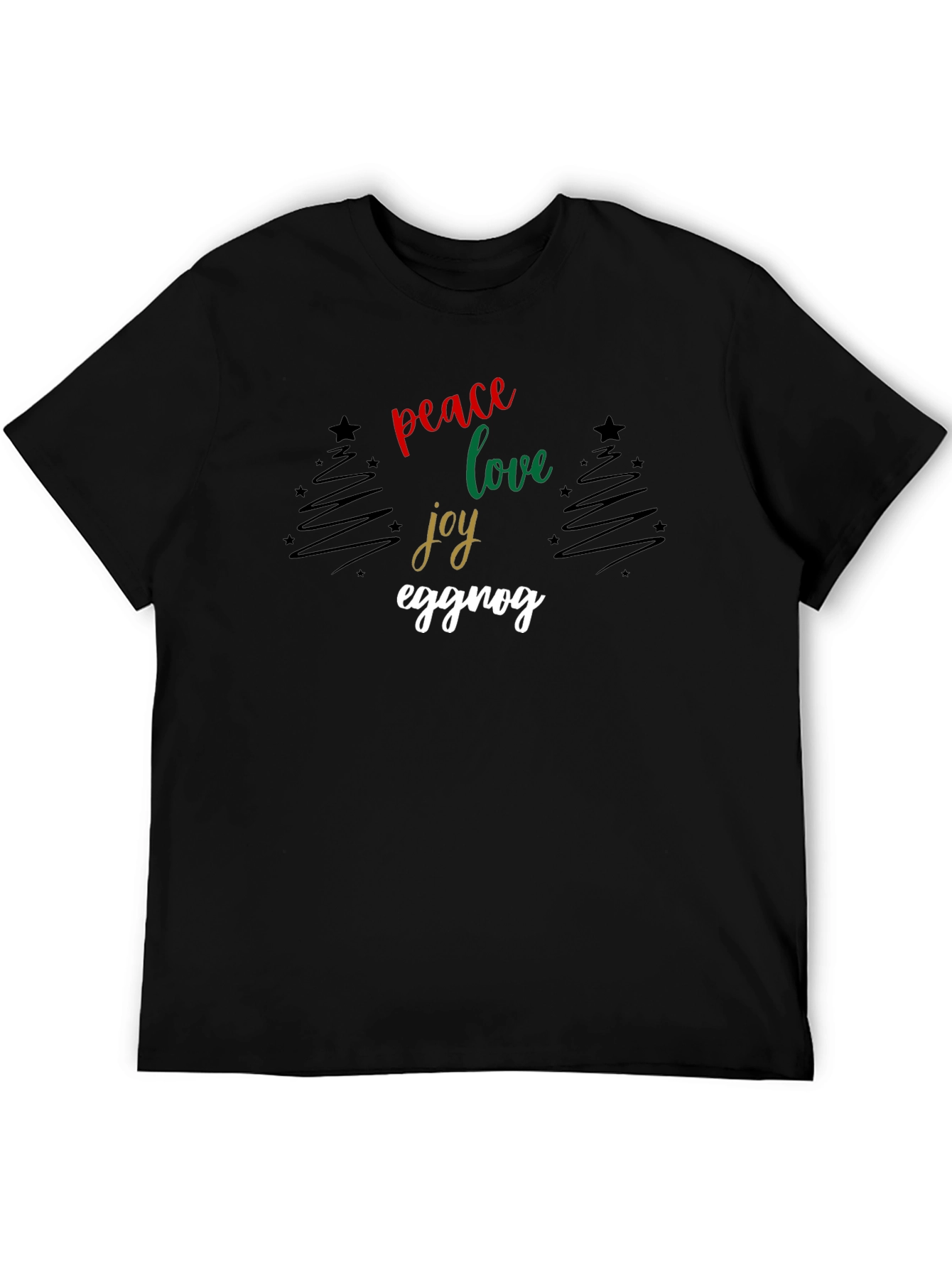 Peace Love Joy Eggnog Christmas T-Shirt