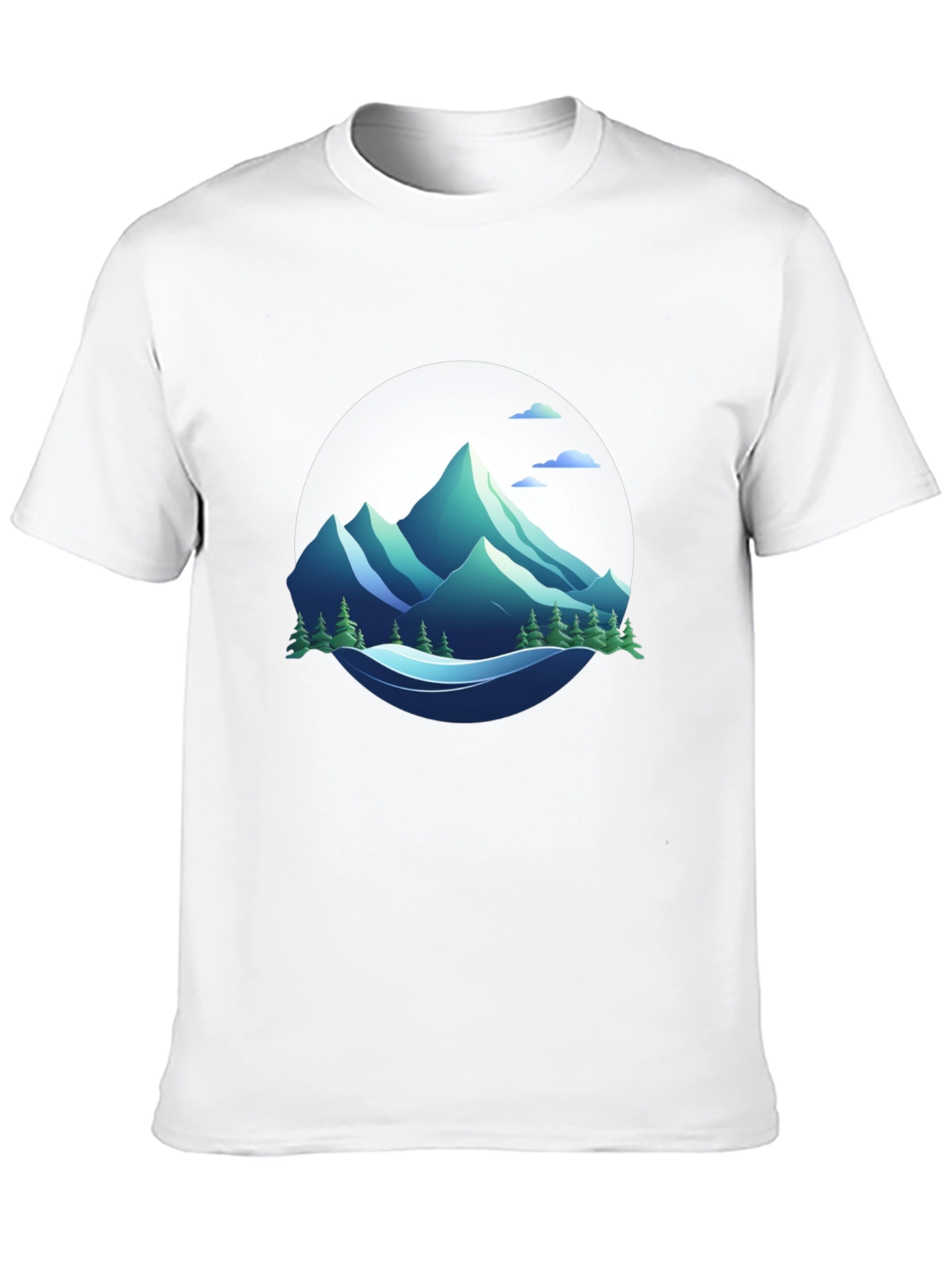 Mountain Graphic Black T-Shirt