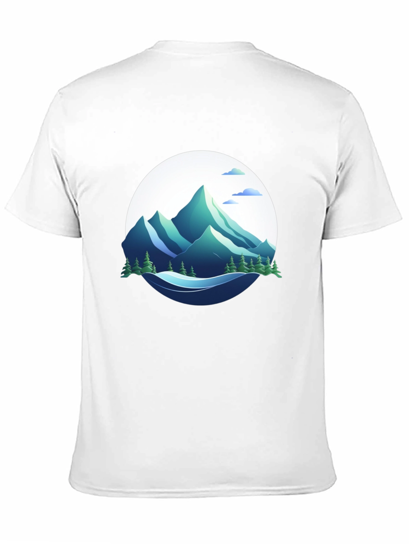 Mountain Graphic Black T-Shirt