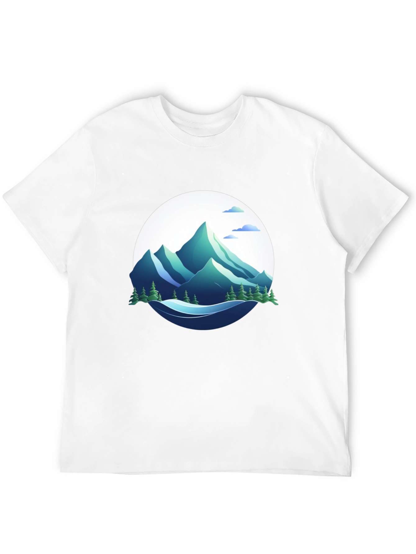 Mountain Graphic Black T-Shirt
