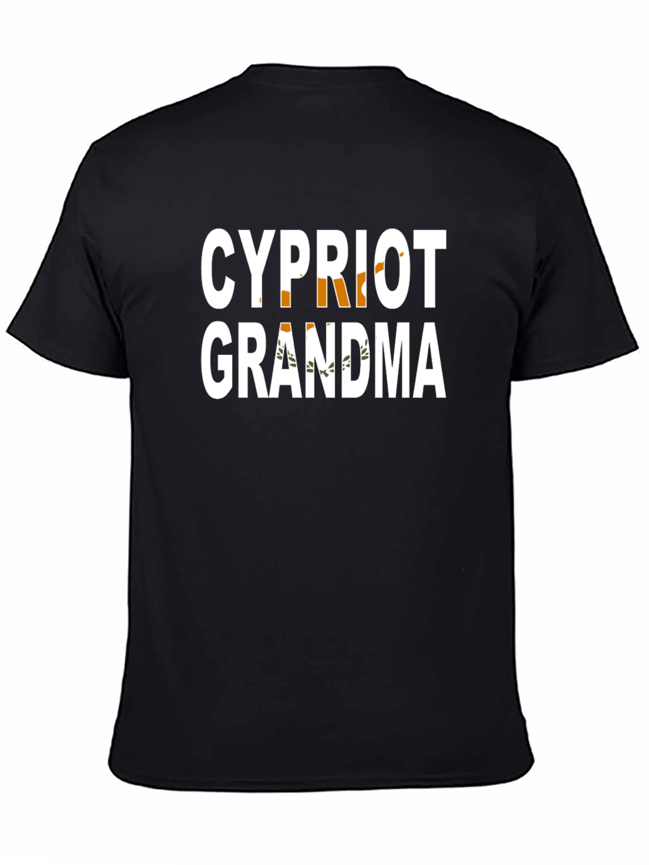Cypriot Grandma Black T-Shirt