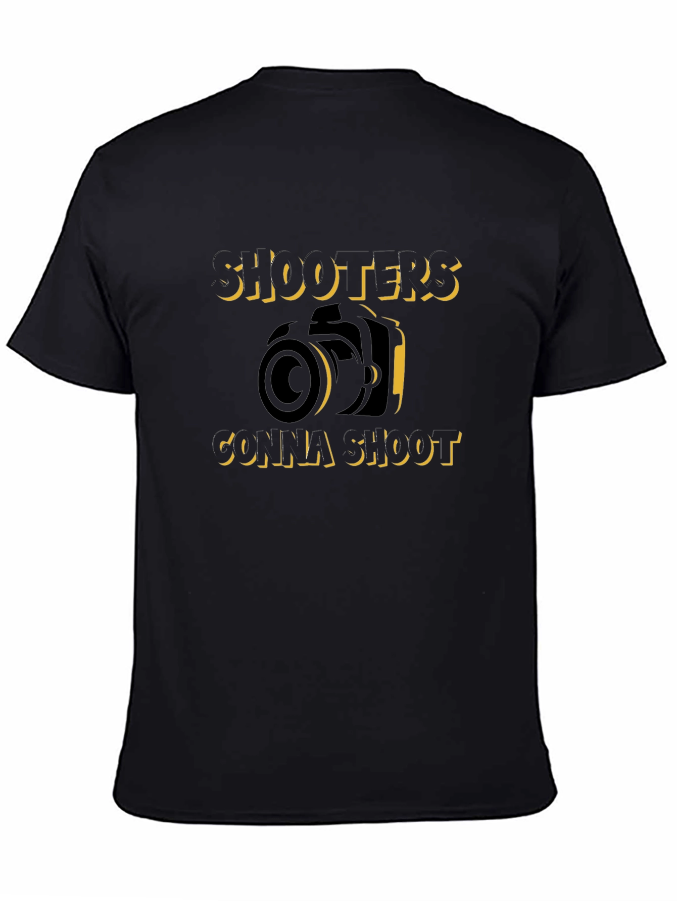 Shooters Gonna Shoot Black Graphic Tee