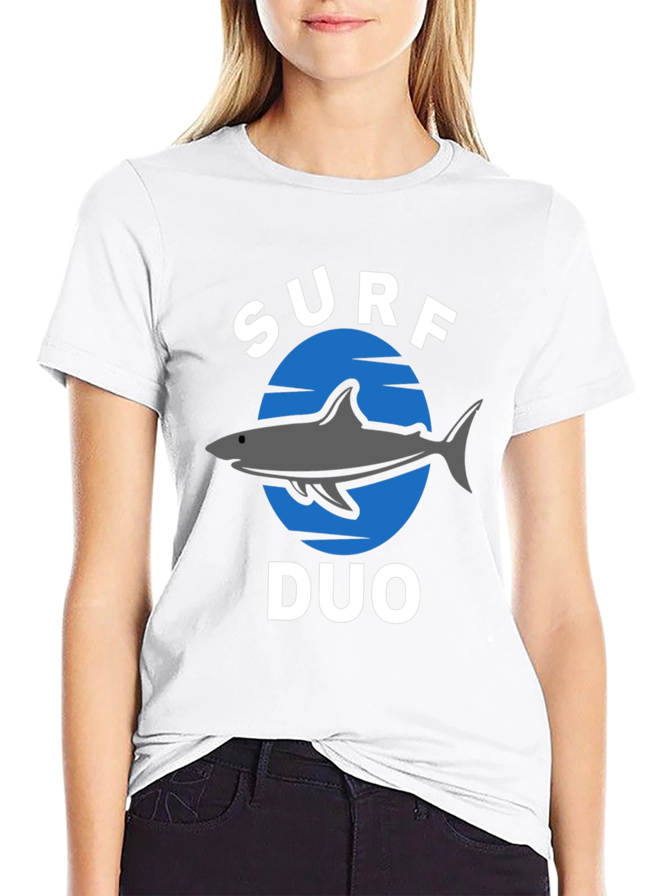 Surf Duo Shark Graphic T-Shirt