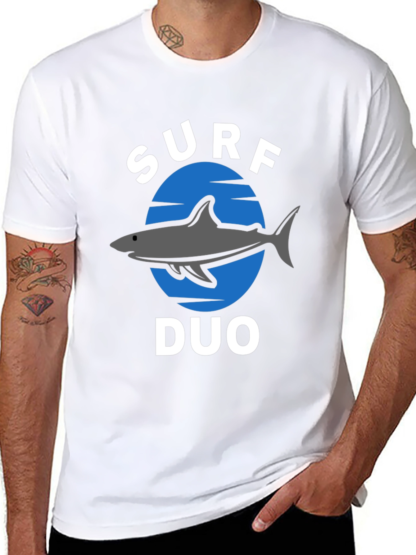 Surf Duo Shark Graphic T-Shirt