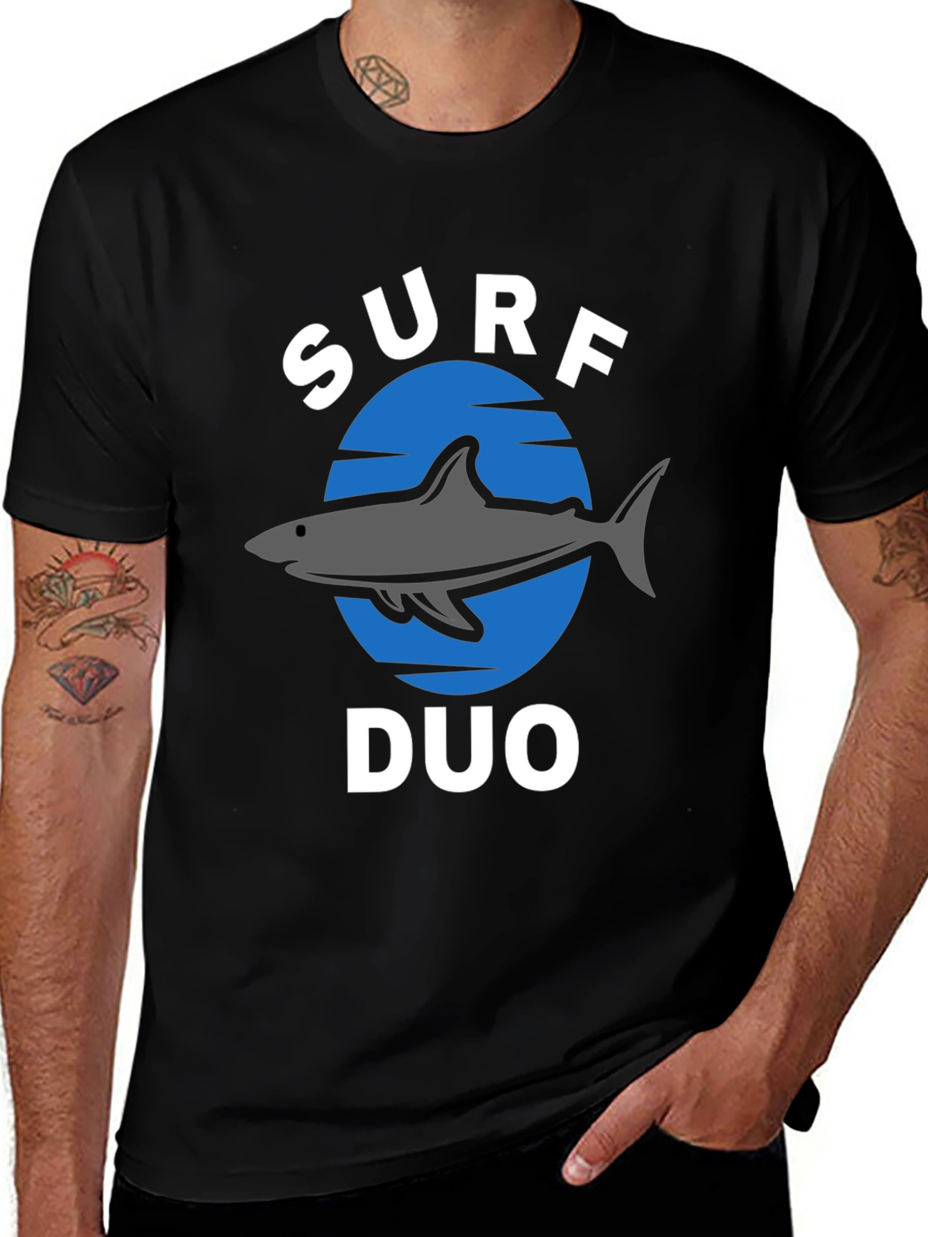 Surf Duo Shark Graphic T-Shirt