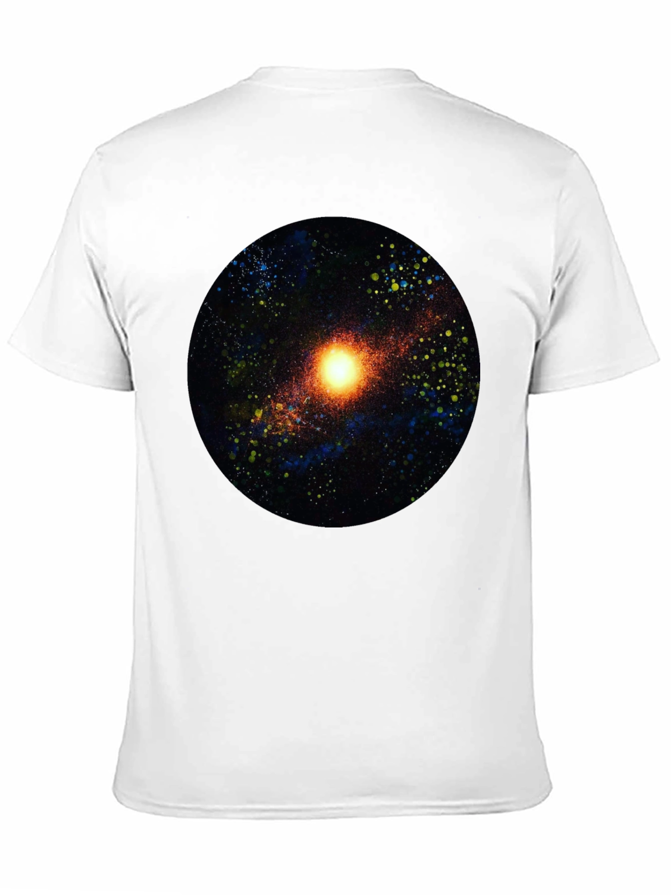 Galaxy Print Black T-Shirt