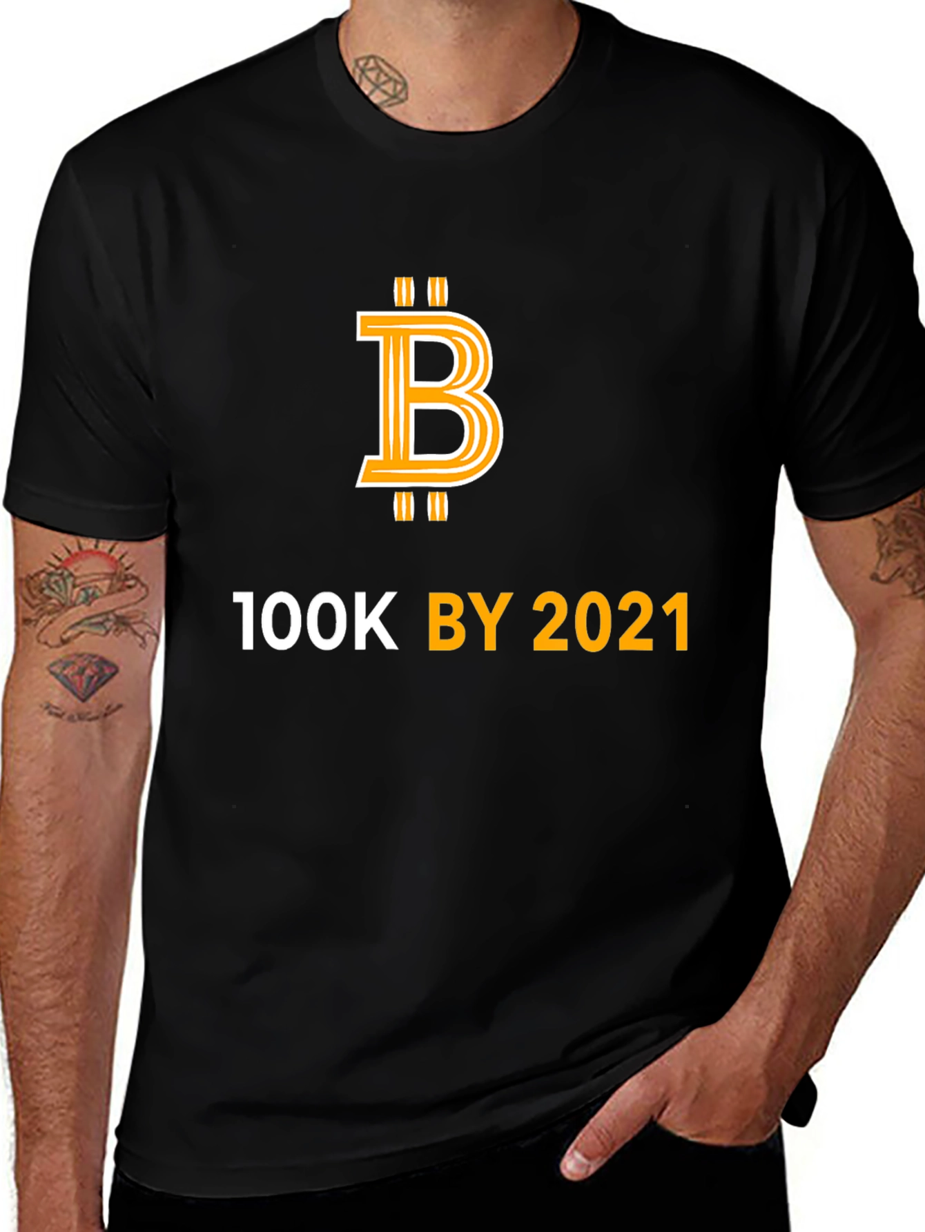 Bitcoin 100K by 2021 T-Shirt