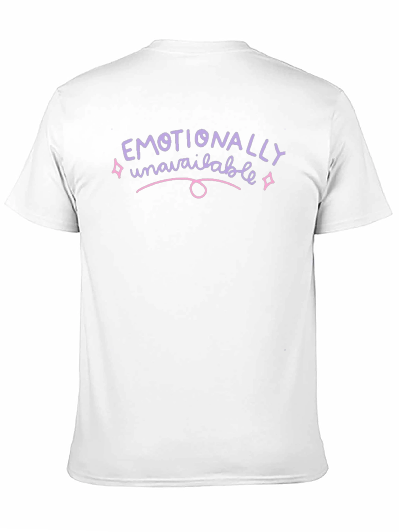 Emotionally Unavailable Graphic Tee - Black