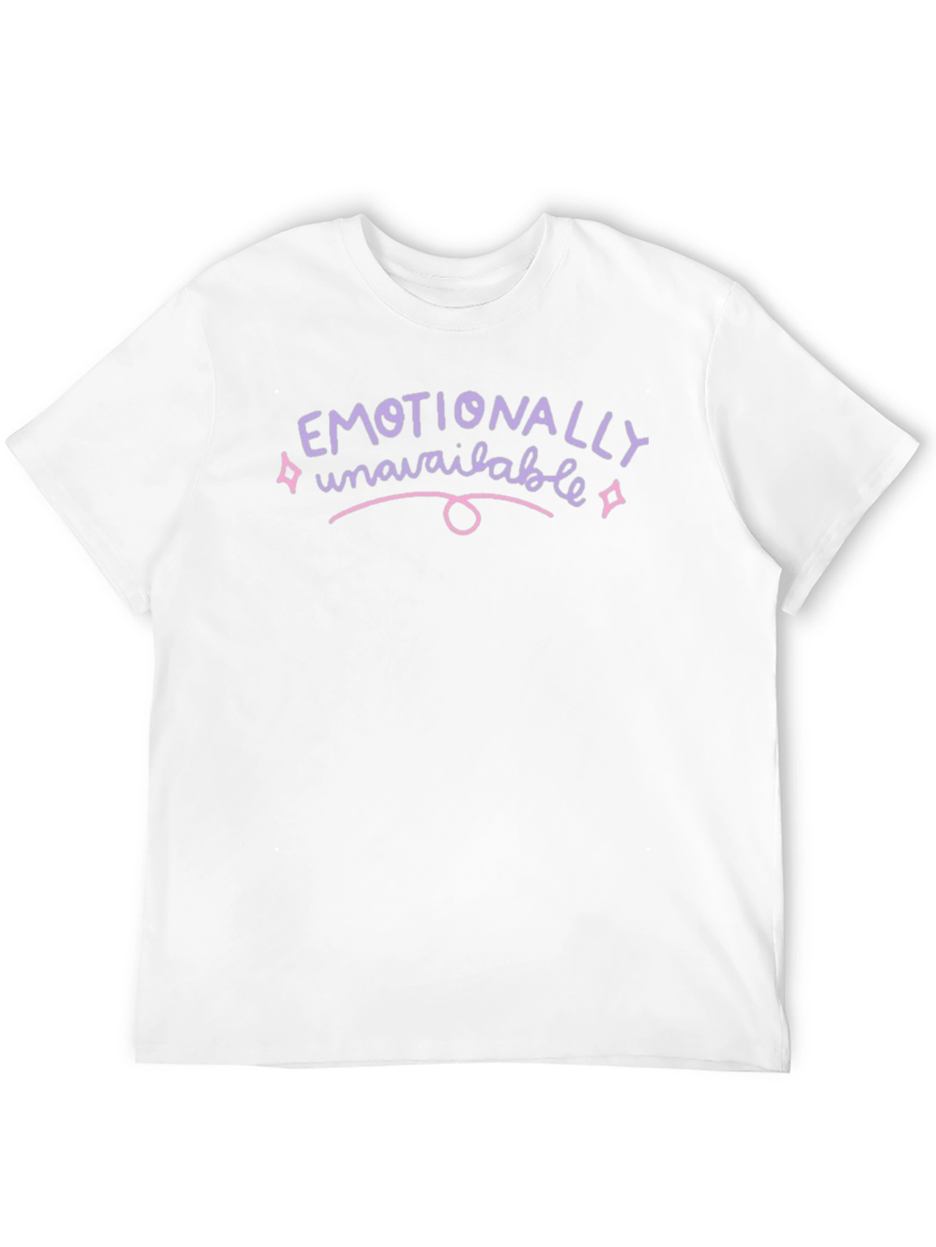 Emotionally Unavailable Graphic Tee - Black