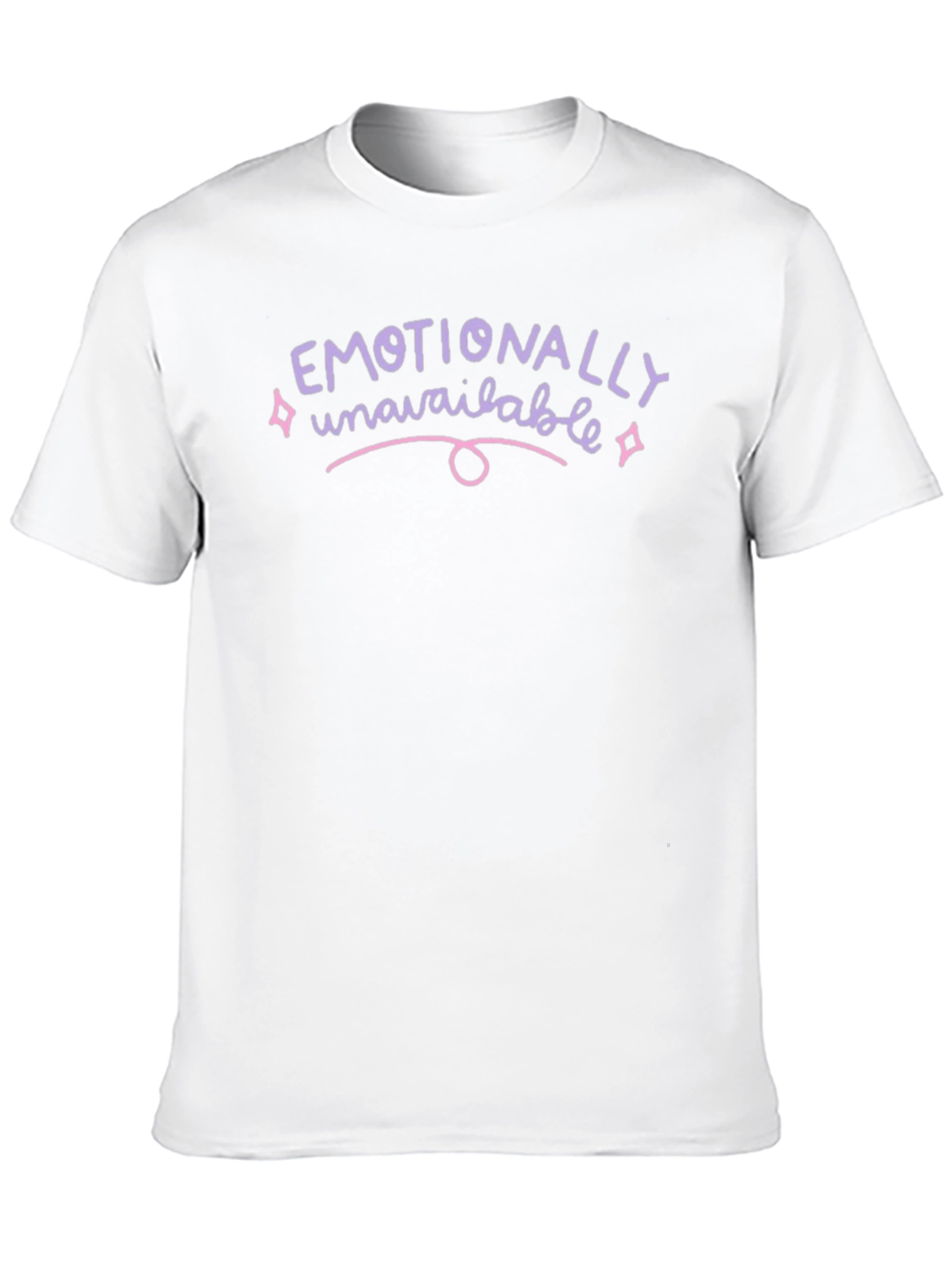 Emotionally Unavailable Graphic Tee - Black