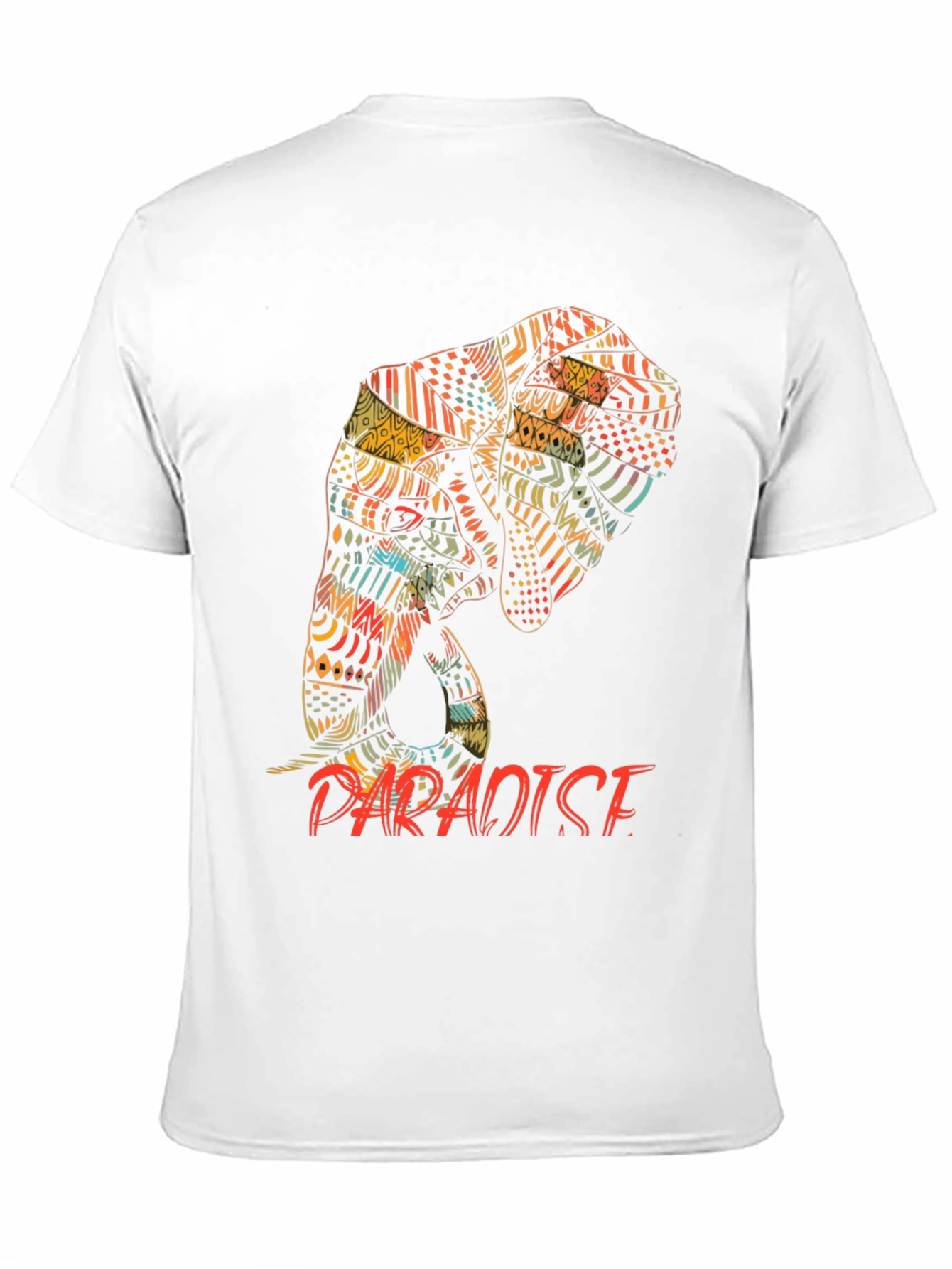 Tribal Elephant Paradise Graphic Print T-Shirt