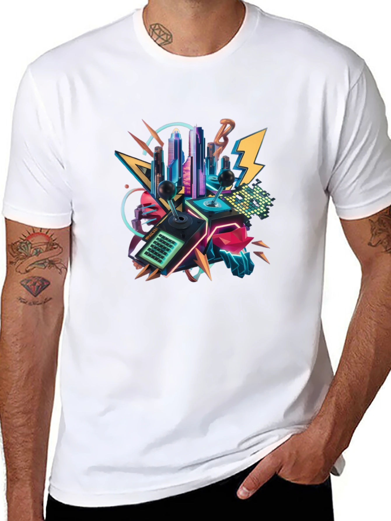 Retro Arcade T-Shirt - Gamer Style