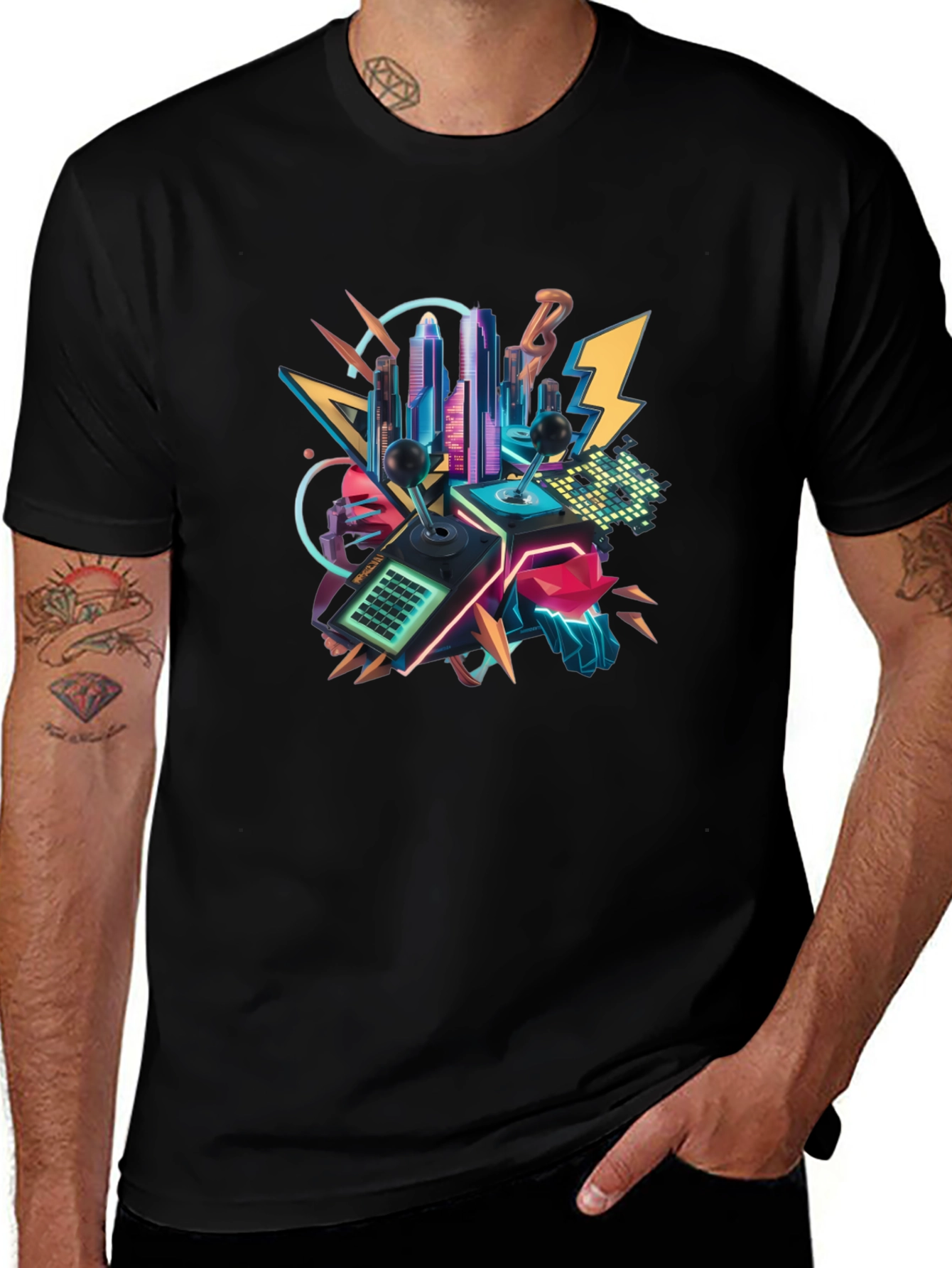 Retro Arcade T-Shirt - Gamer Style