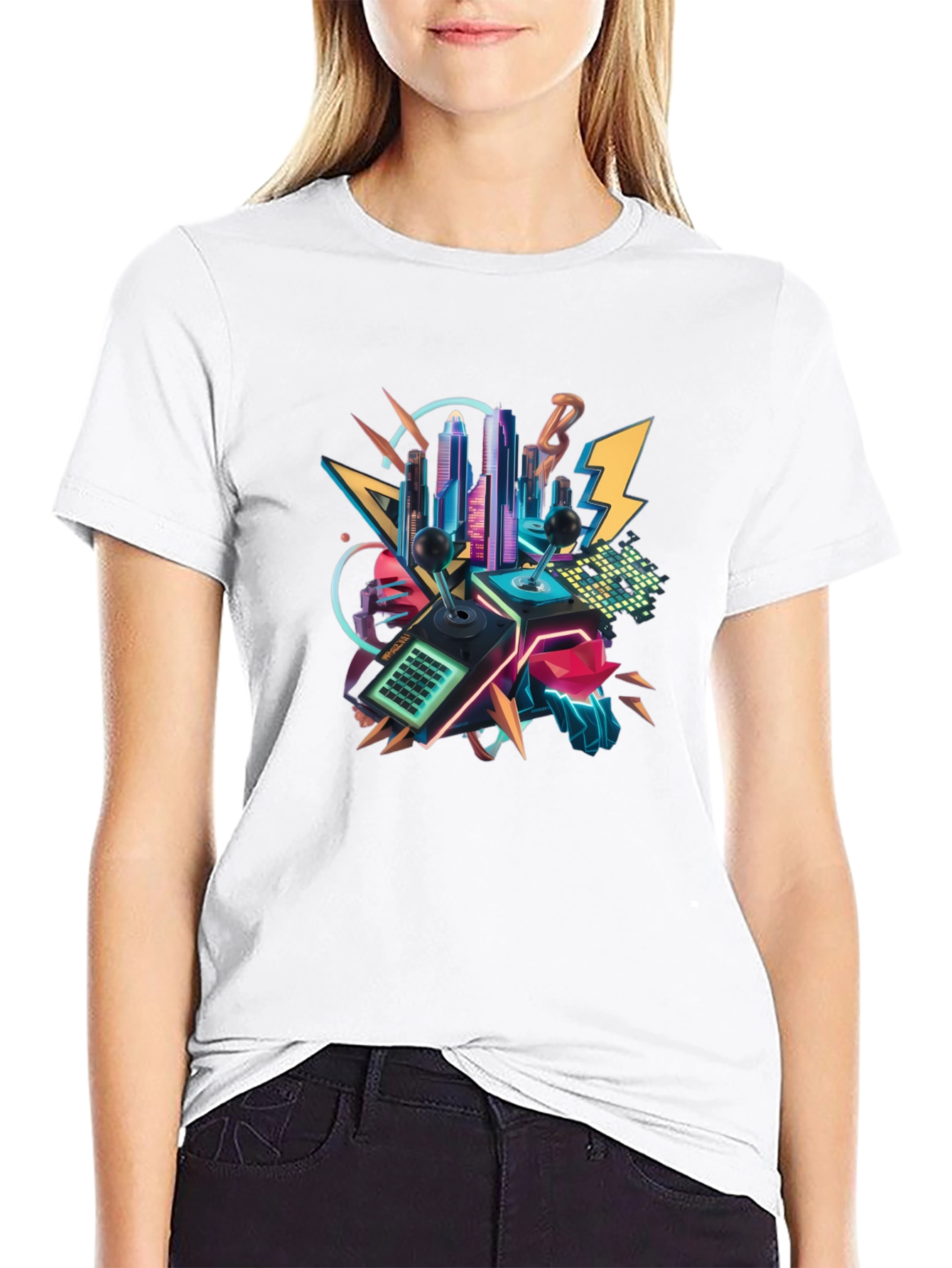 Retro Arcade T-Shirt - Gamer Style