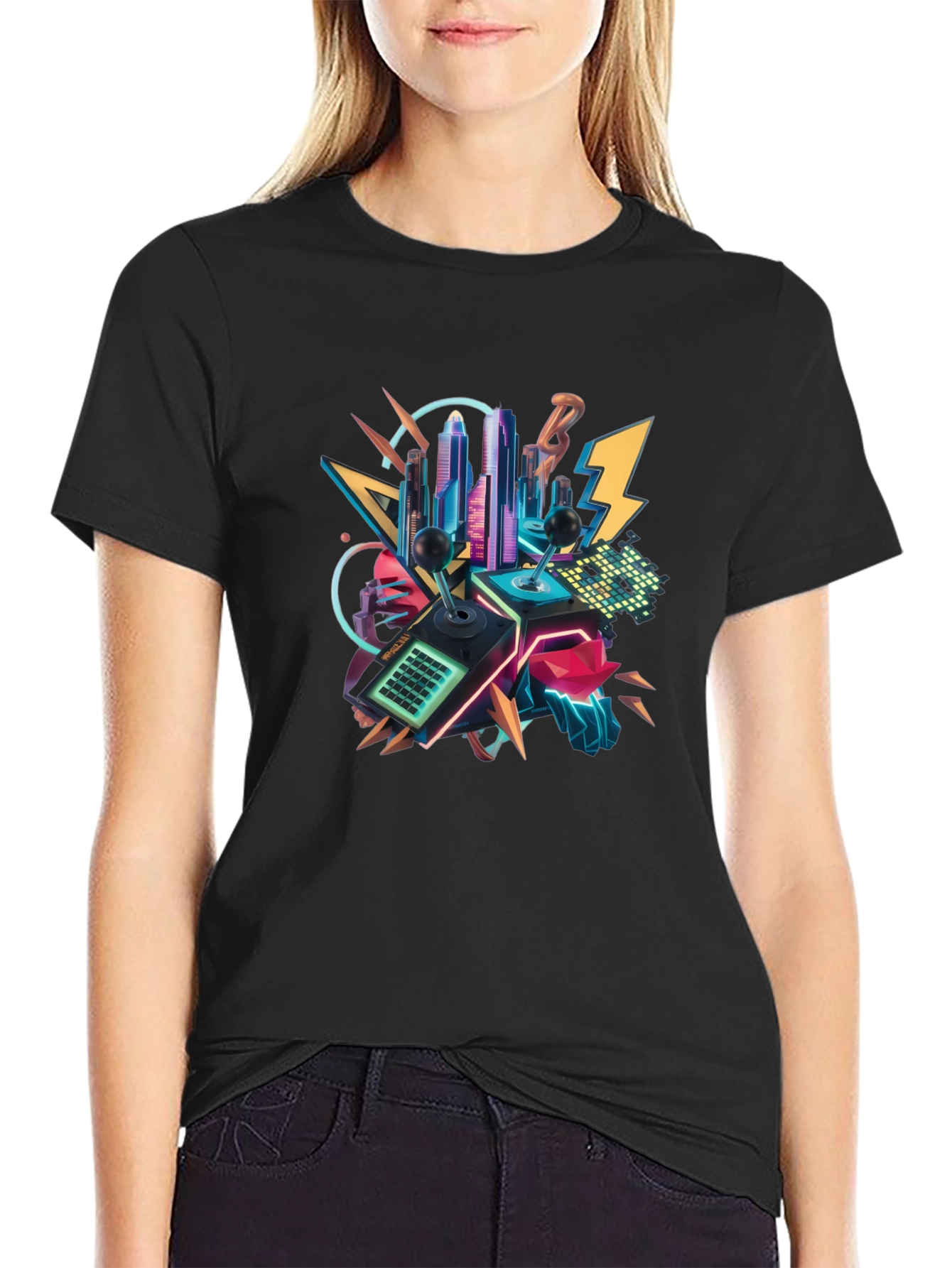 Retro Arcade T-Shirt - Gamer Style