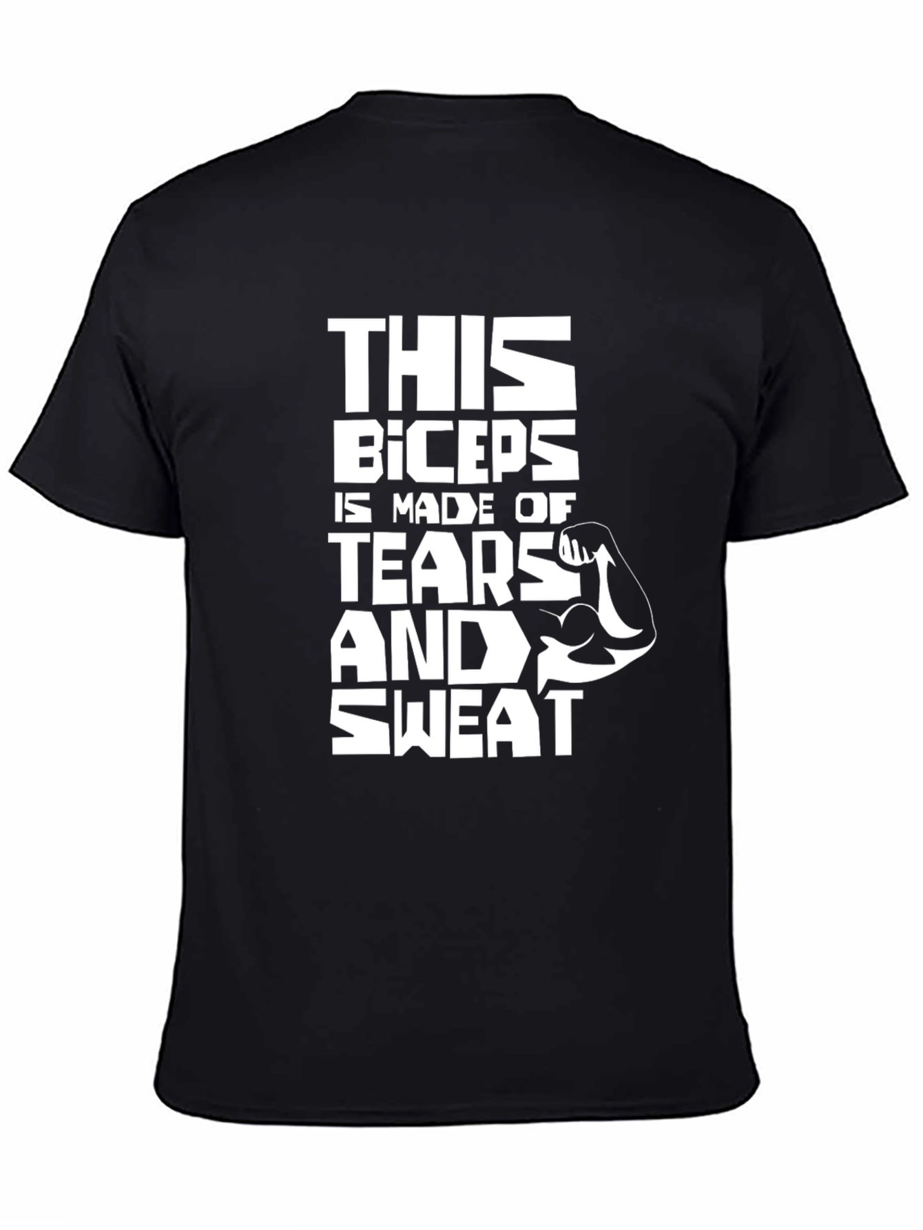 Biceps Tears and Sweat Gym T-Shirt