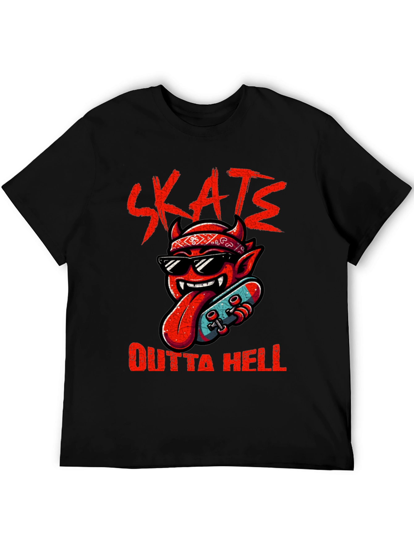 Skate Outta Hell Graphic Tee