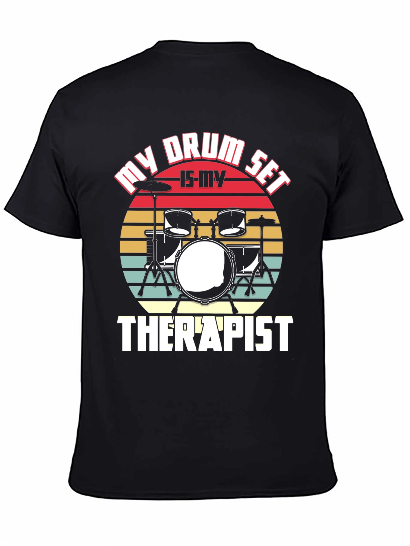 Drum Set Therapist Graphic Tee