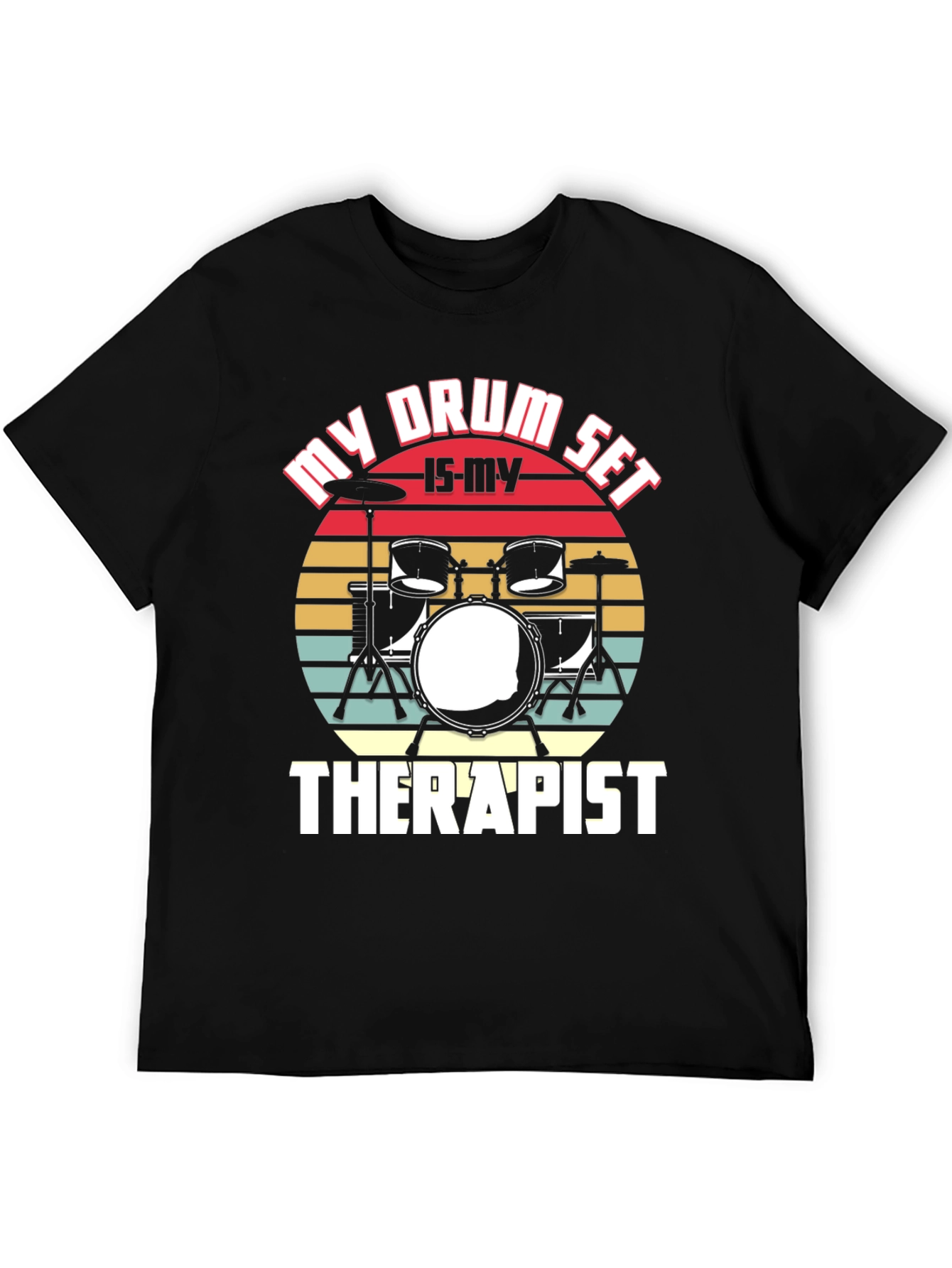 Drum Set Therapist Graphic Tee
