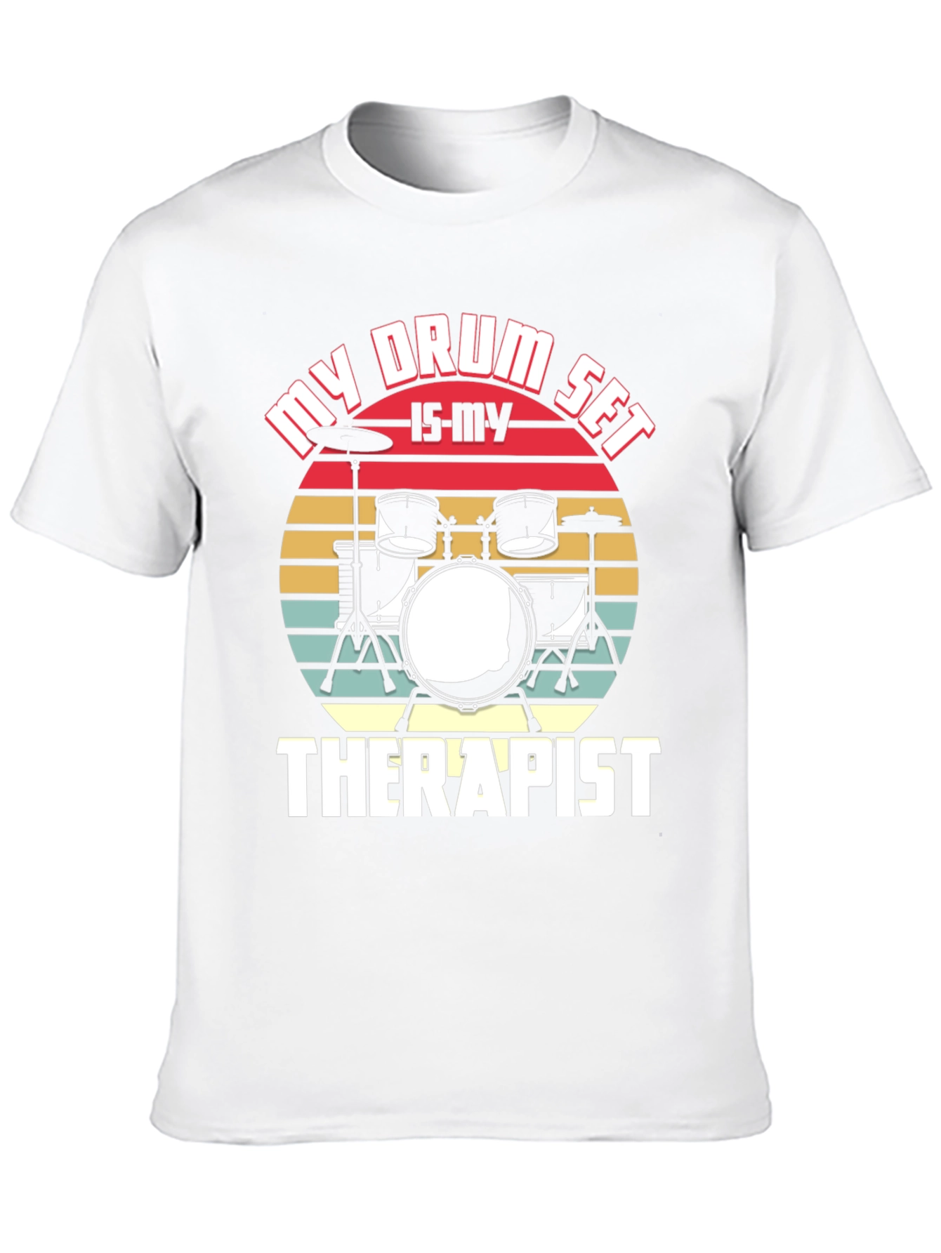 Drum Set Therapist Graphic Tee