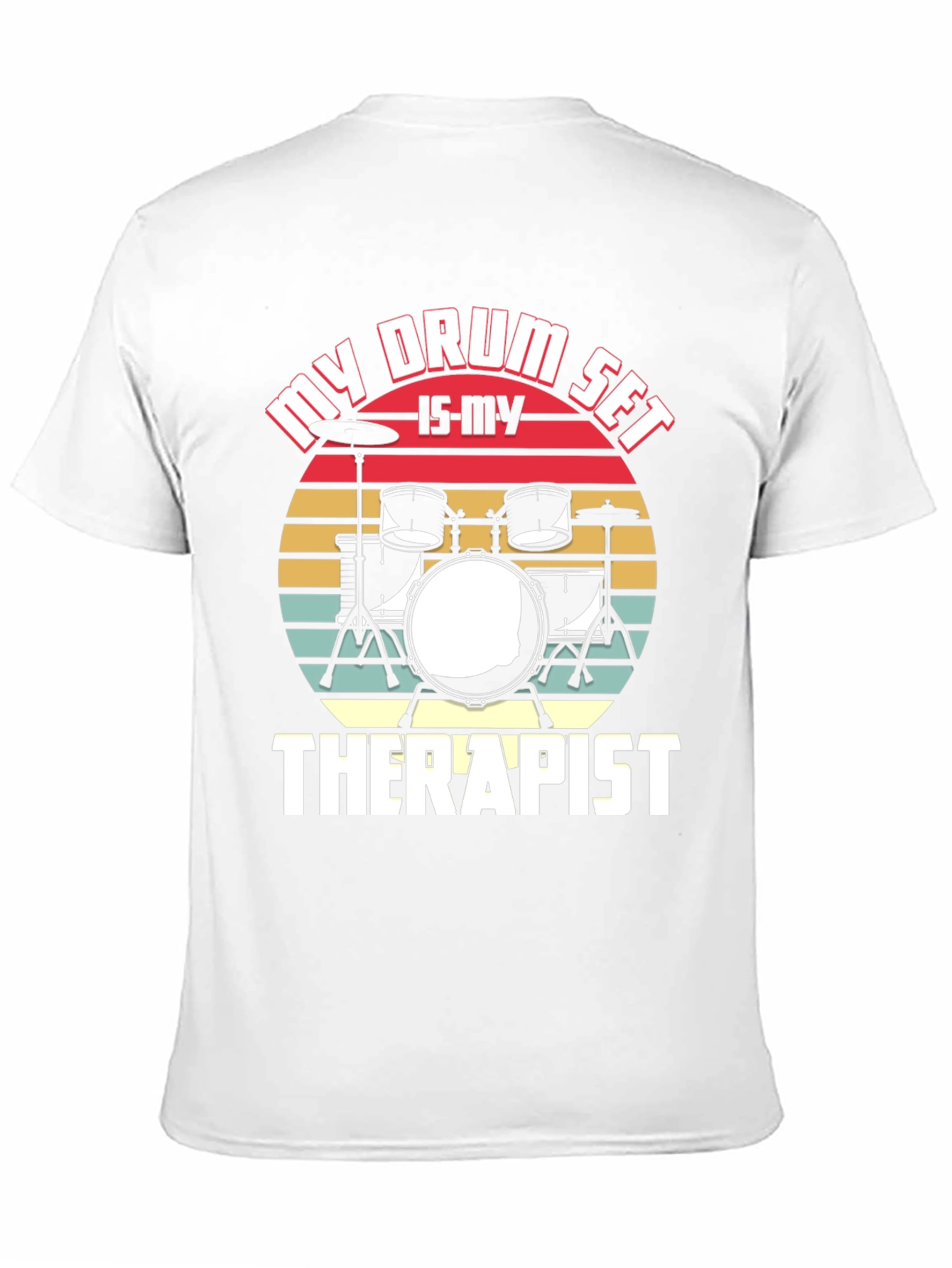 Drum Set Therapist Graphic Tee