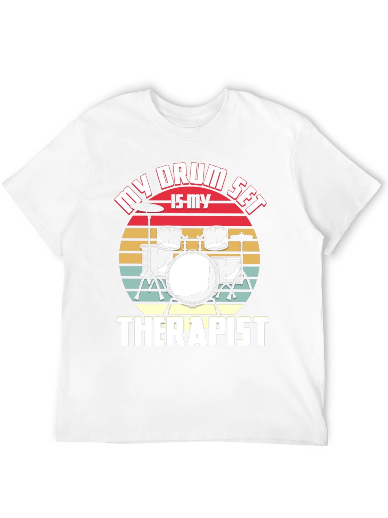 Drum Set Therapist Graphic Tee